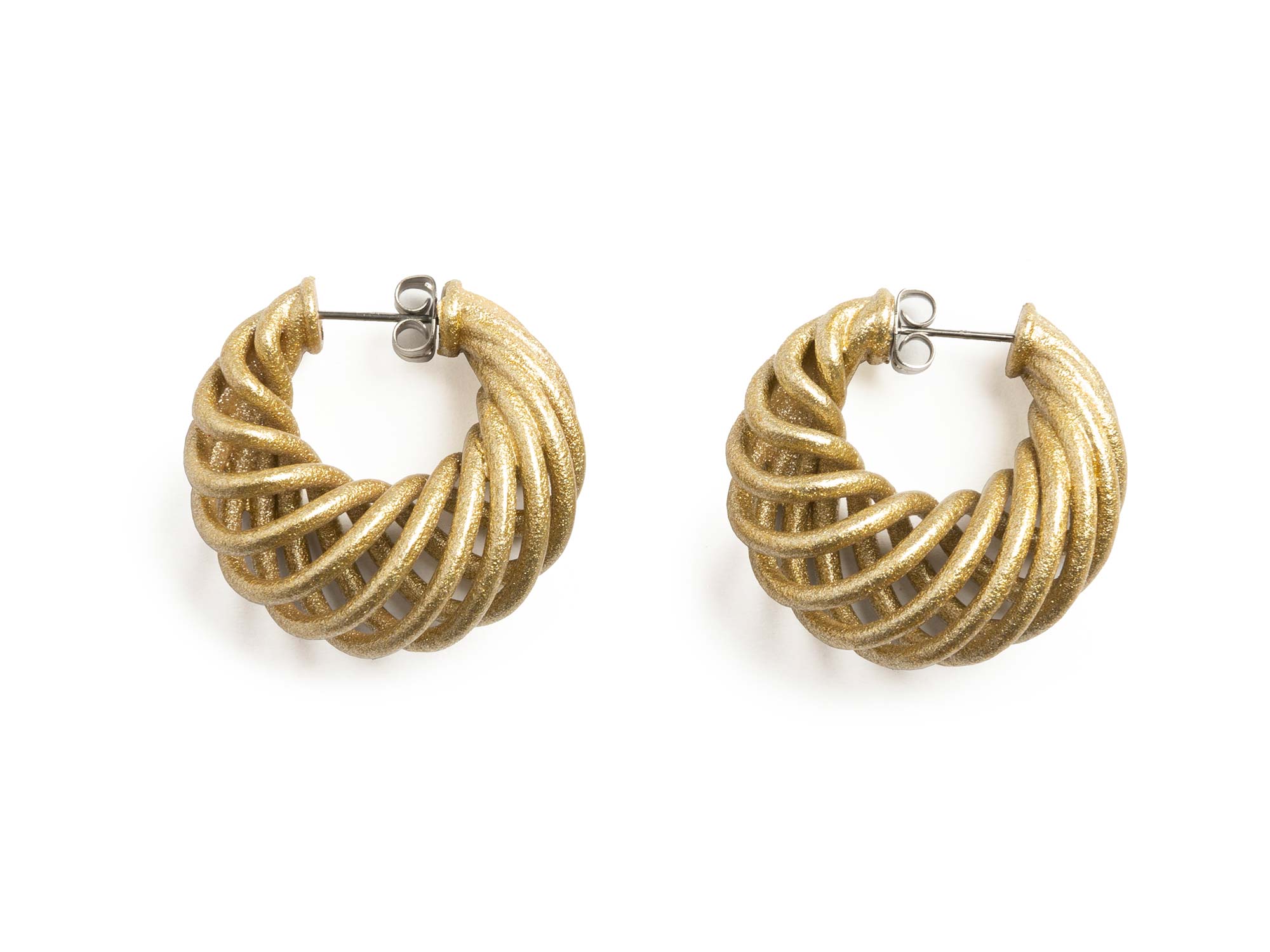 Memento Earrings 1 - White Gold