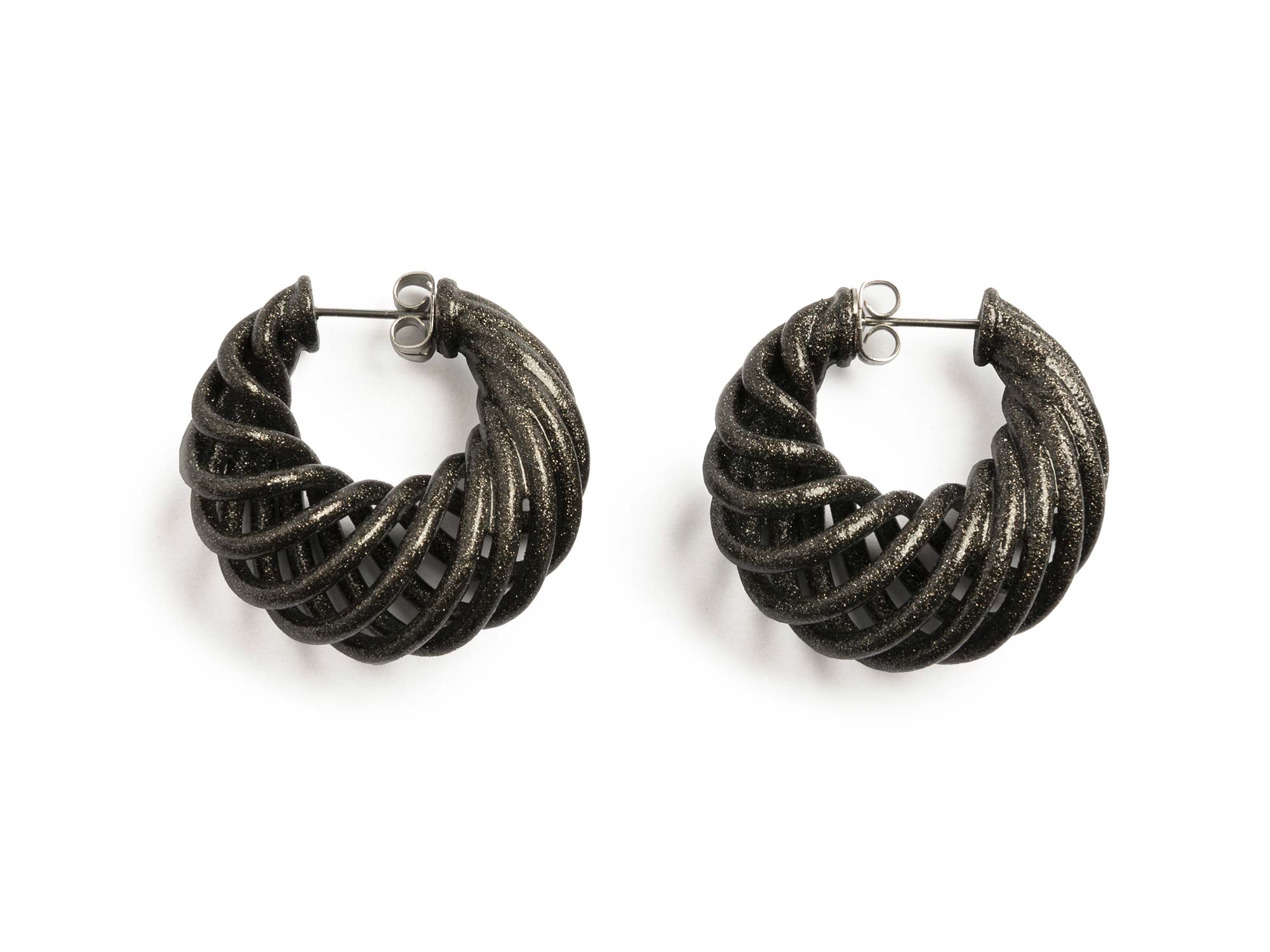 Memento Earrings 1 - Gunmetal