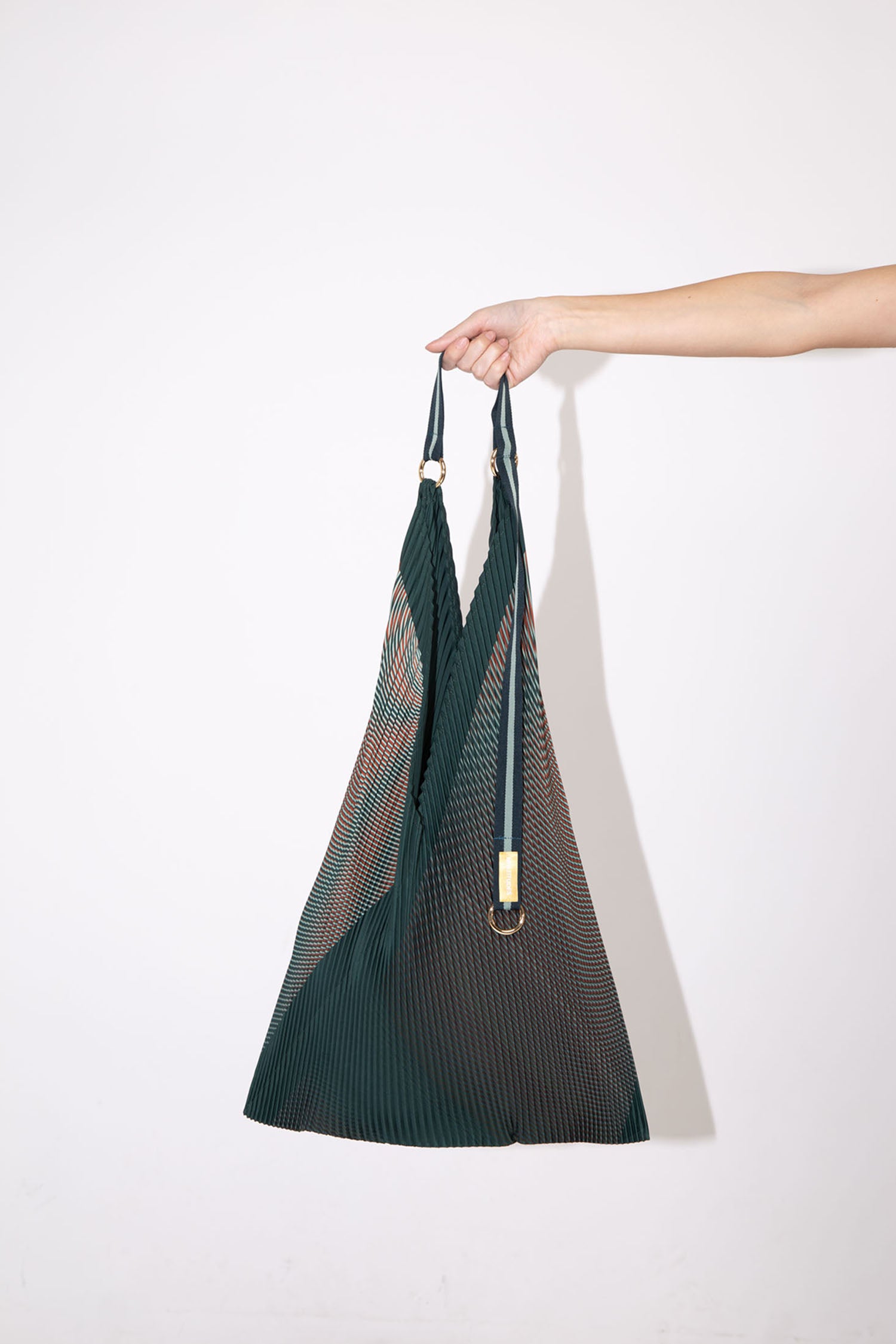 Pleated Y Bag Isabella Green