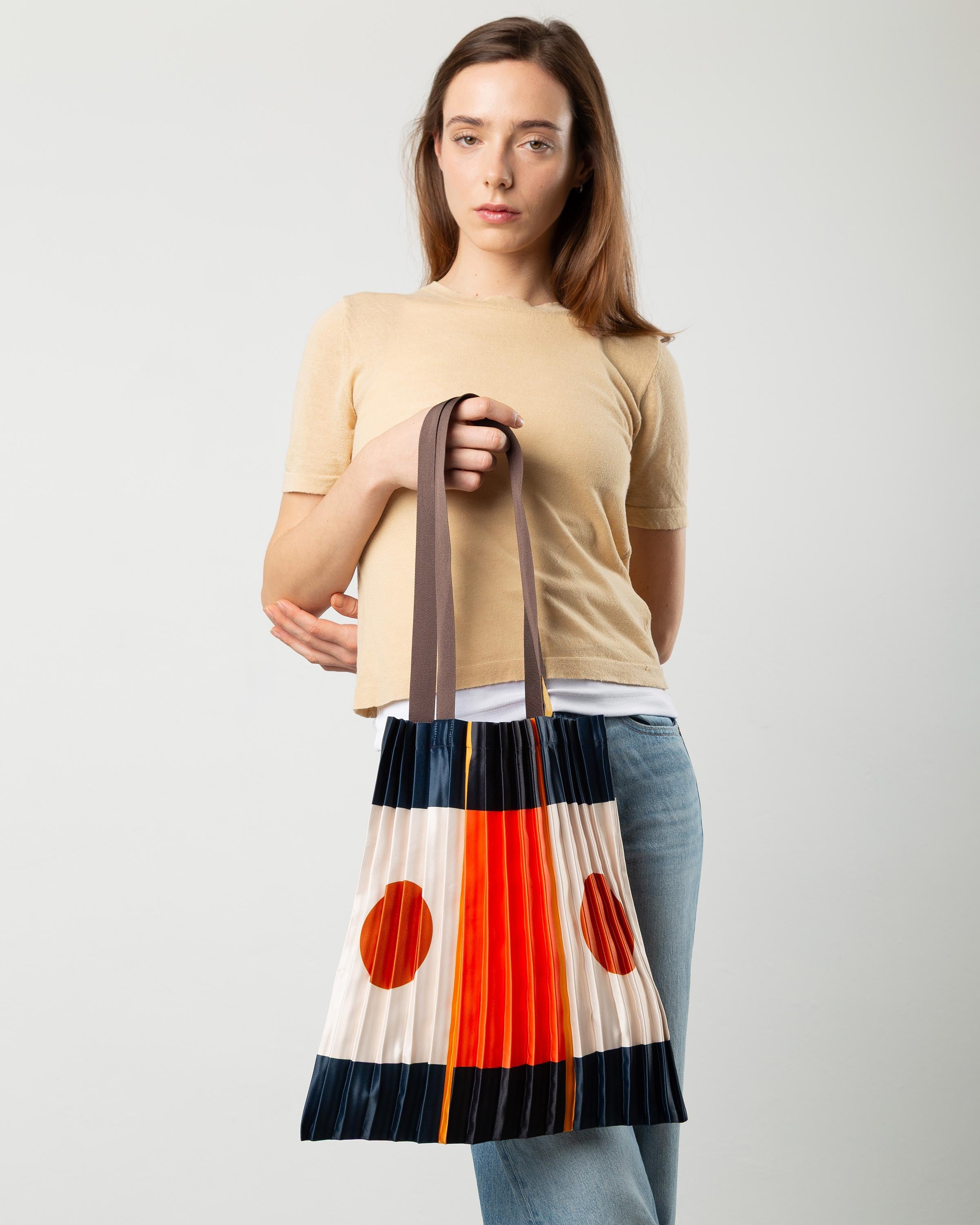 Pozzallo Pleated Tote Bag