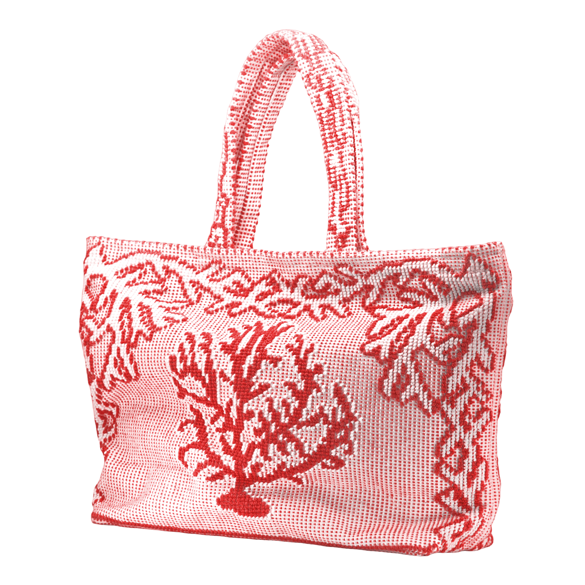 Coral Beach Bag Red