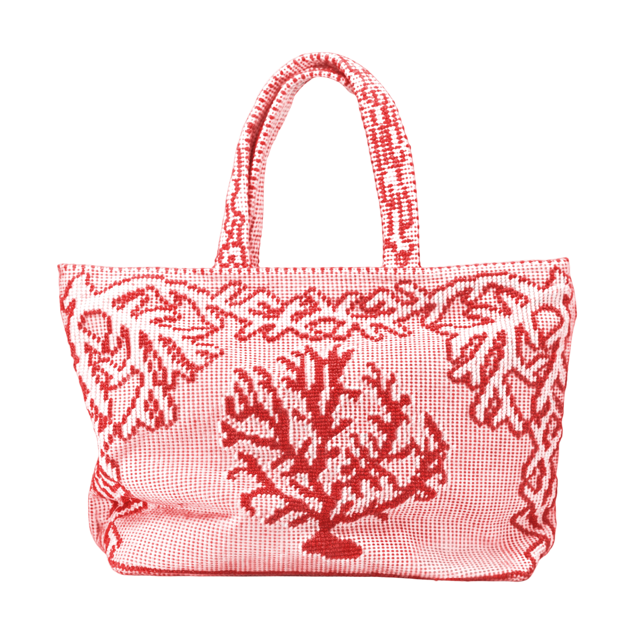 Coral Beach Bag Red