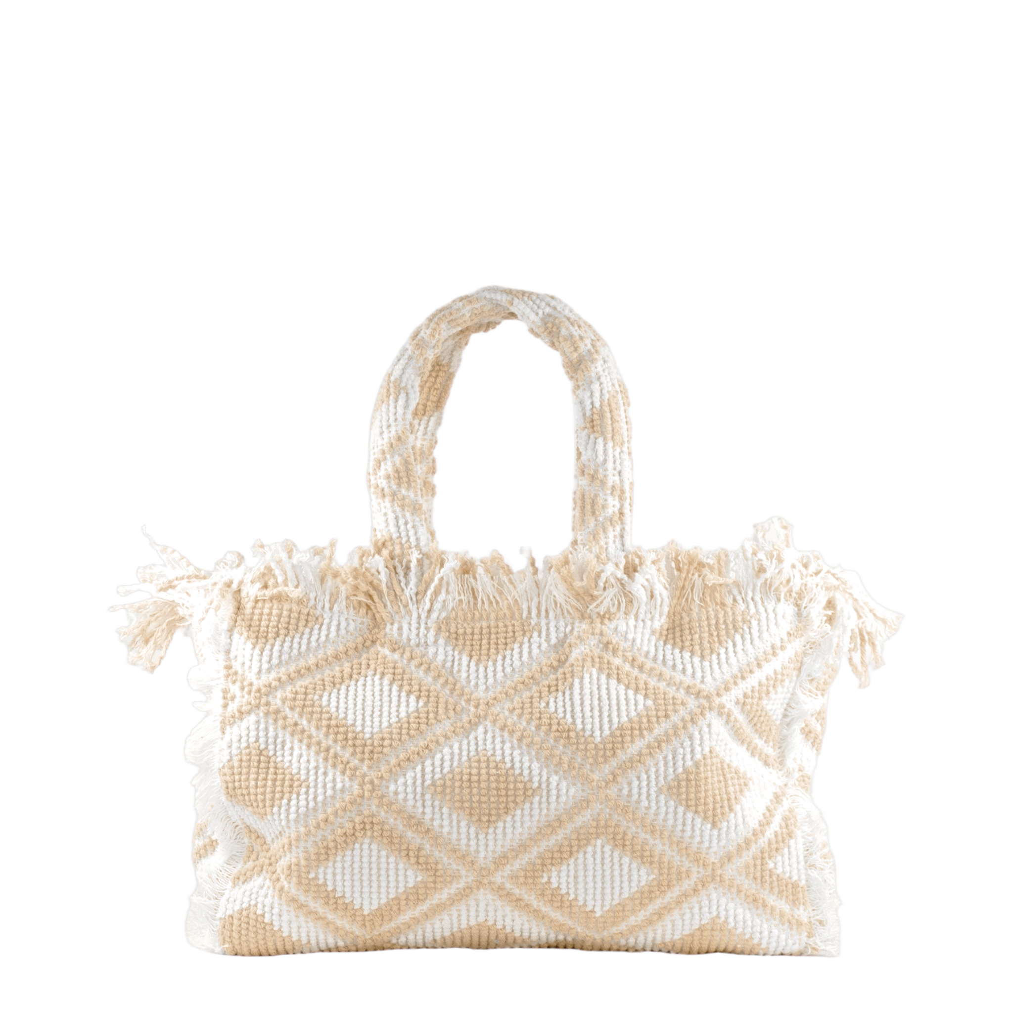 Rombo Medium Bag Ecru