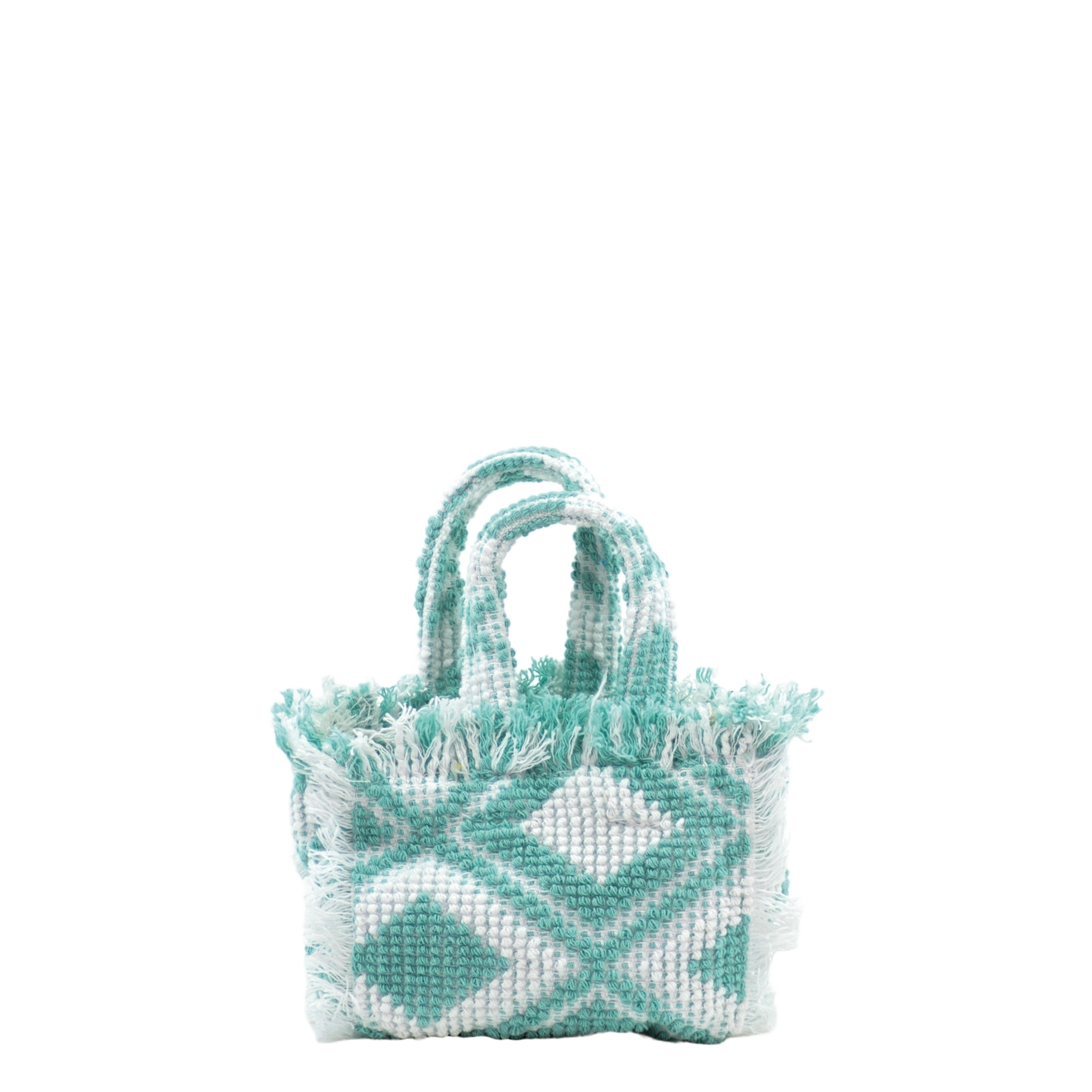Rombo Mini Tote Aqua Green