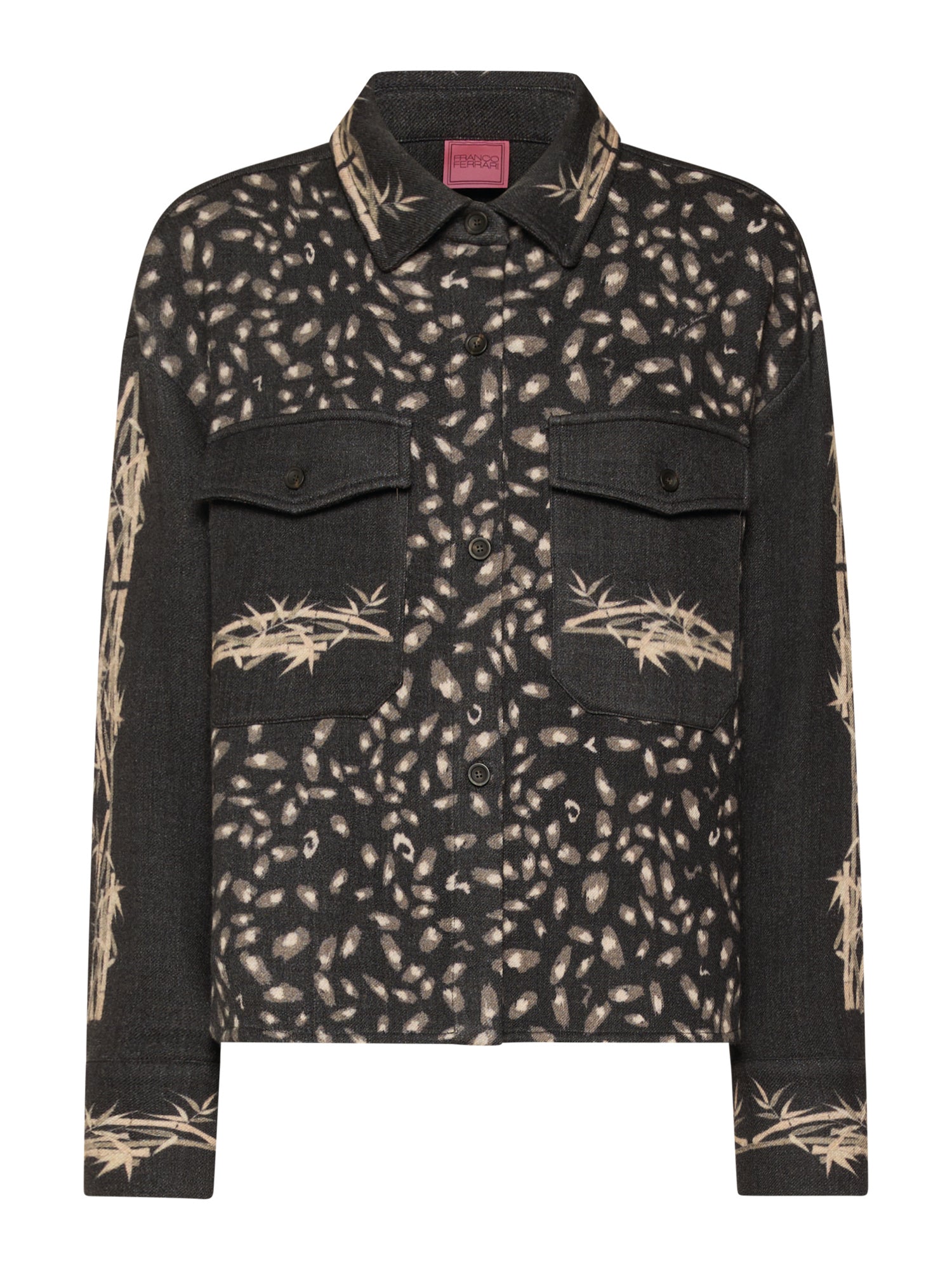 Wool-Silk  Jacket Animalier Print