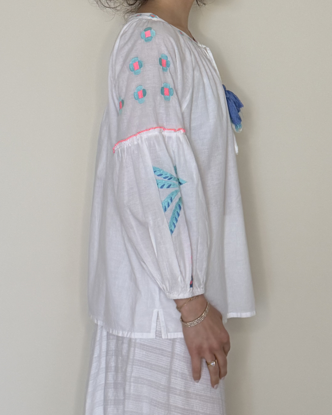 Palm Cotton Blouse
