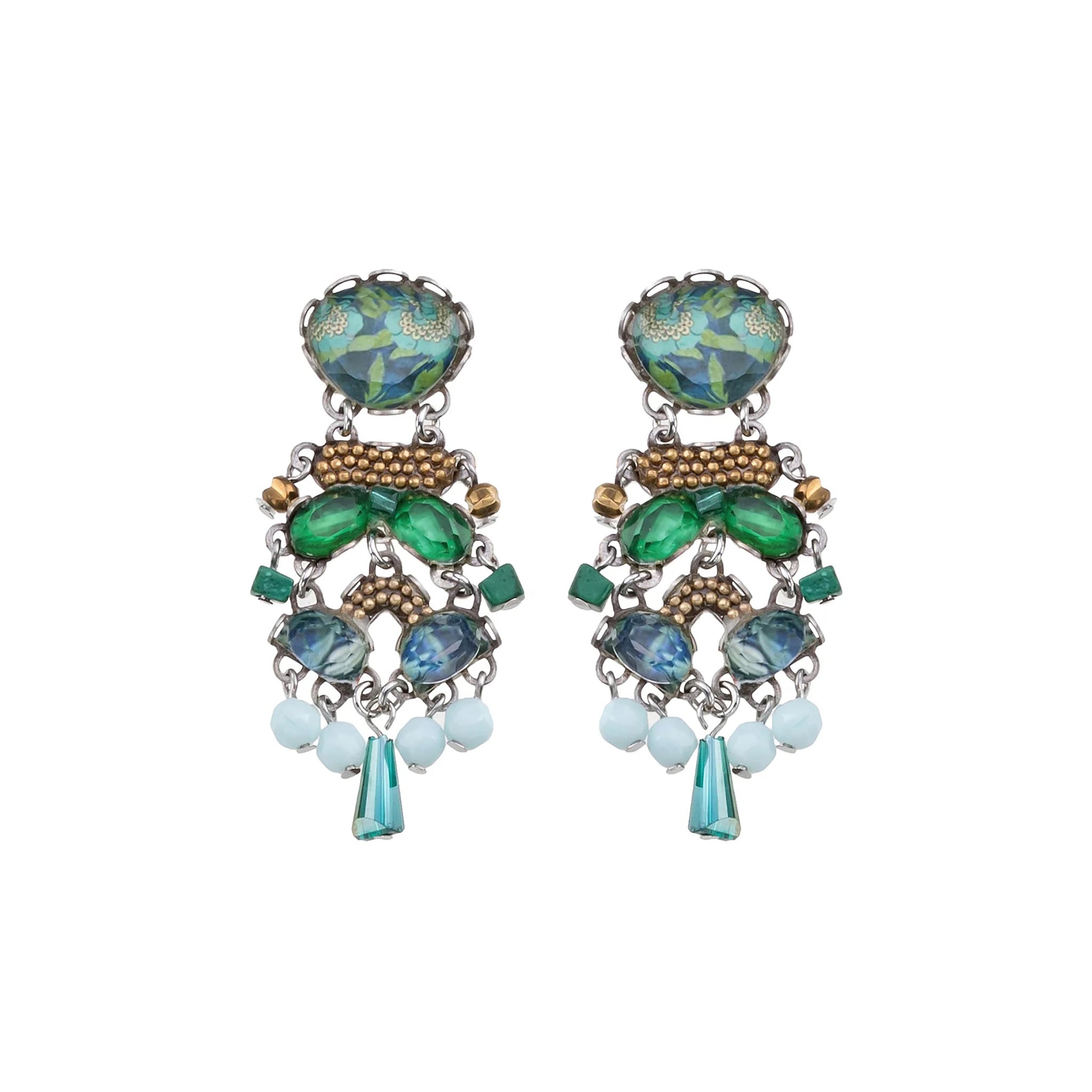 Glossy Earrings Meadow Set, Aspen
