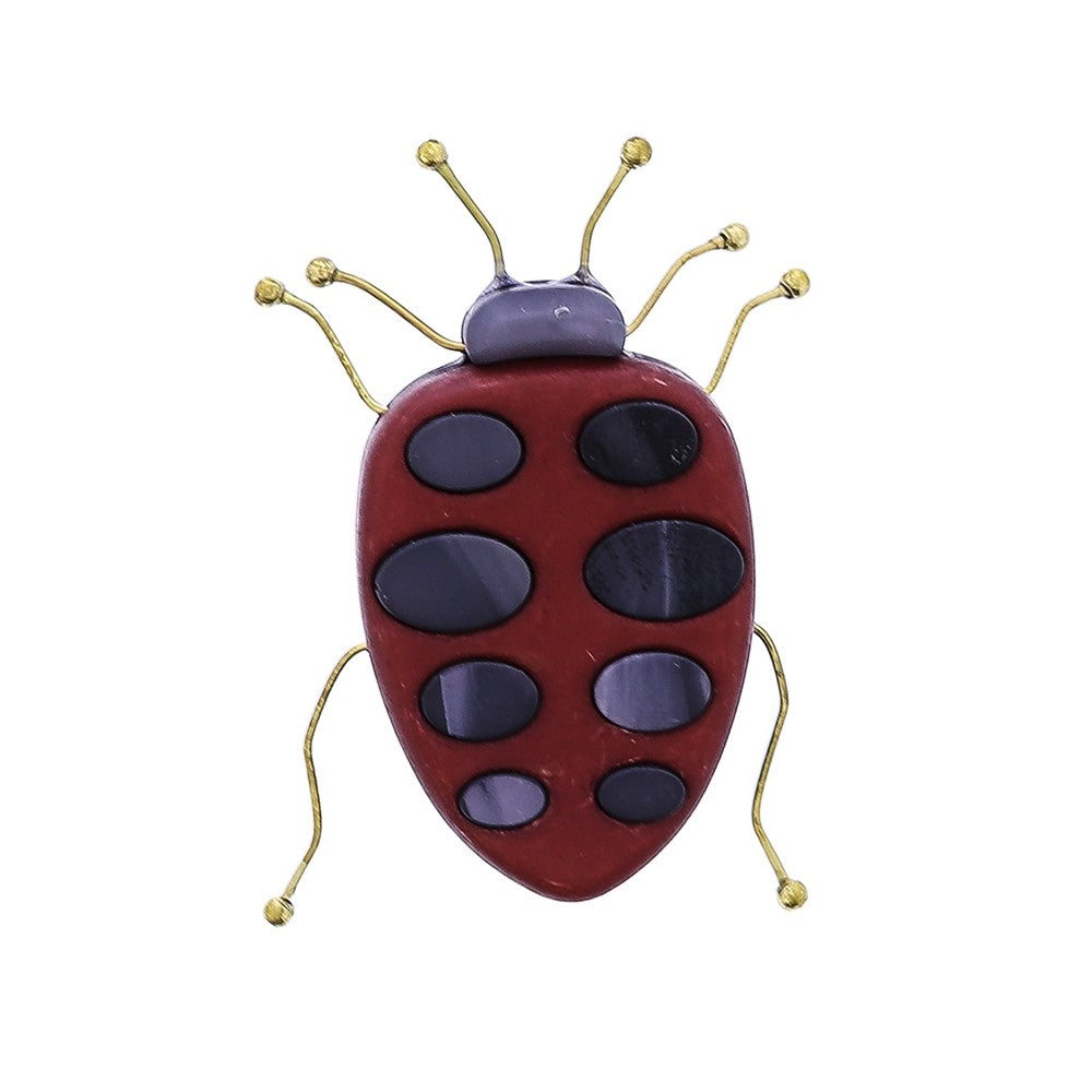 Resin Bug Brooch - Teja