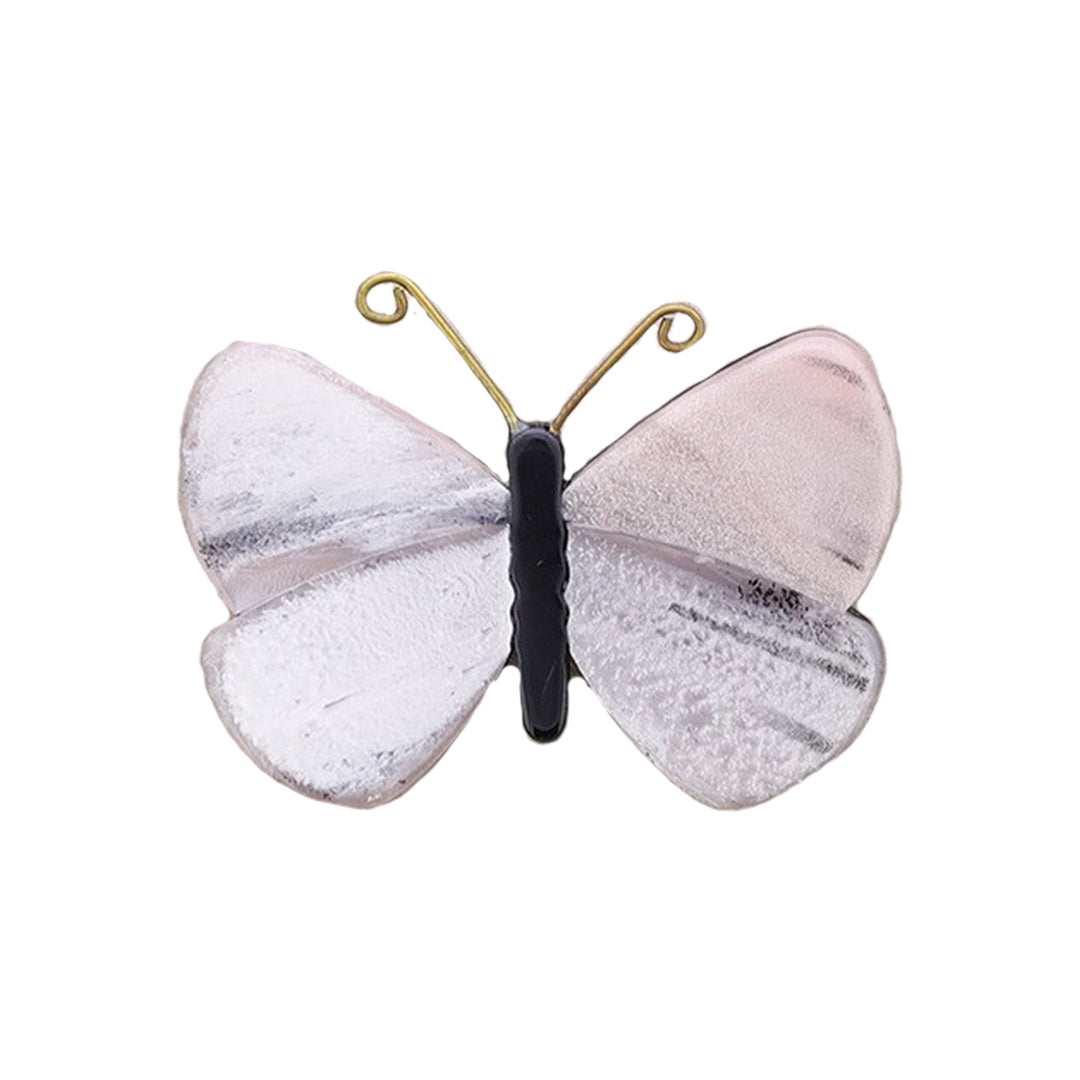 Resin Butterfly Brooch - Pink