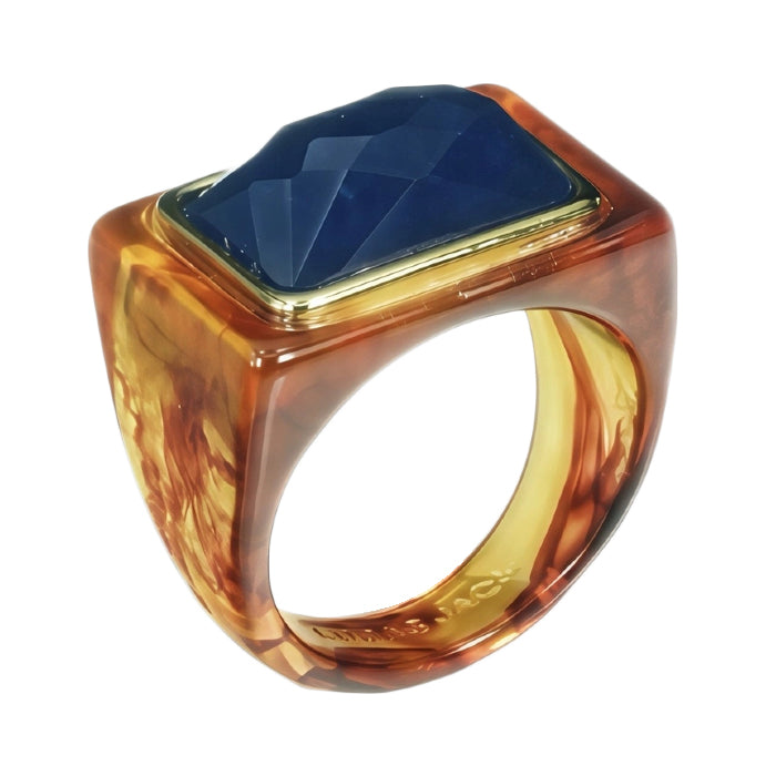 Magnolia Ring with Blue Quartz