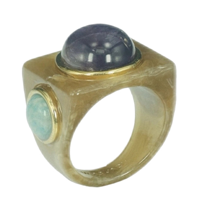 Liberty Ring with Amethyst