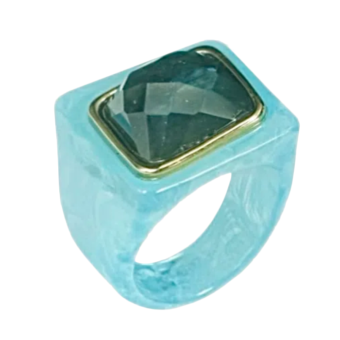 Haven Ring with Labradorite
