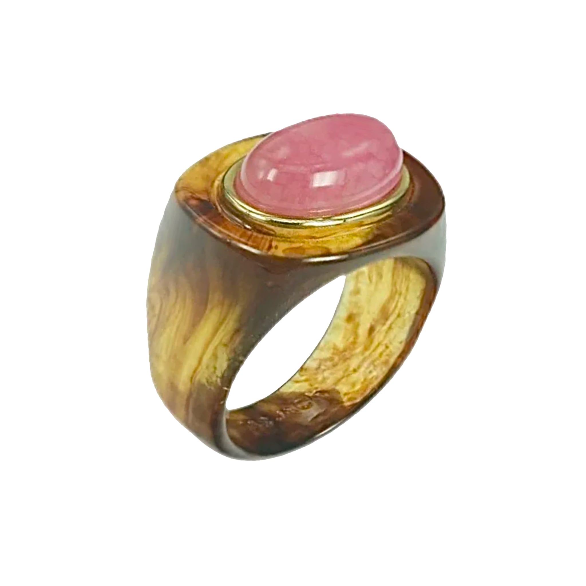 Ember Ring with Pink Quartz