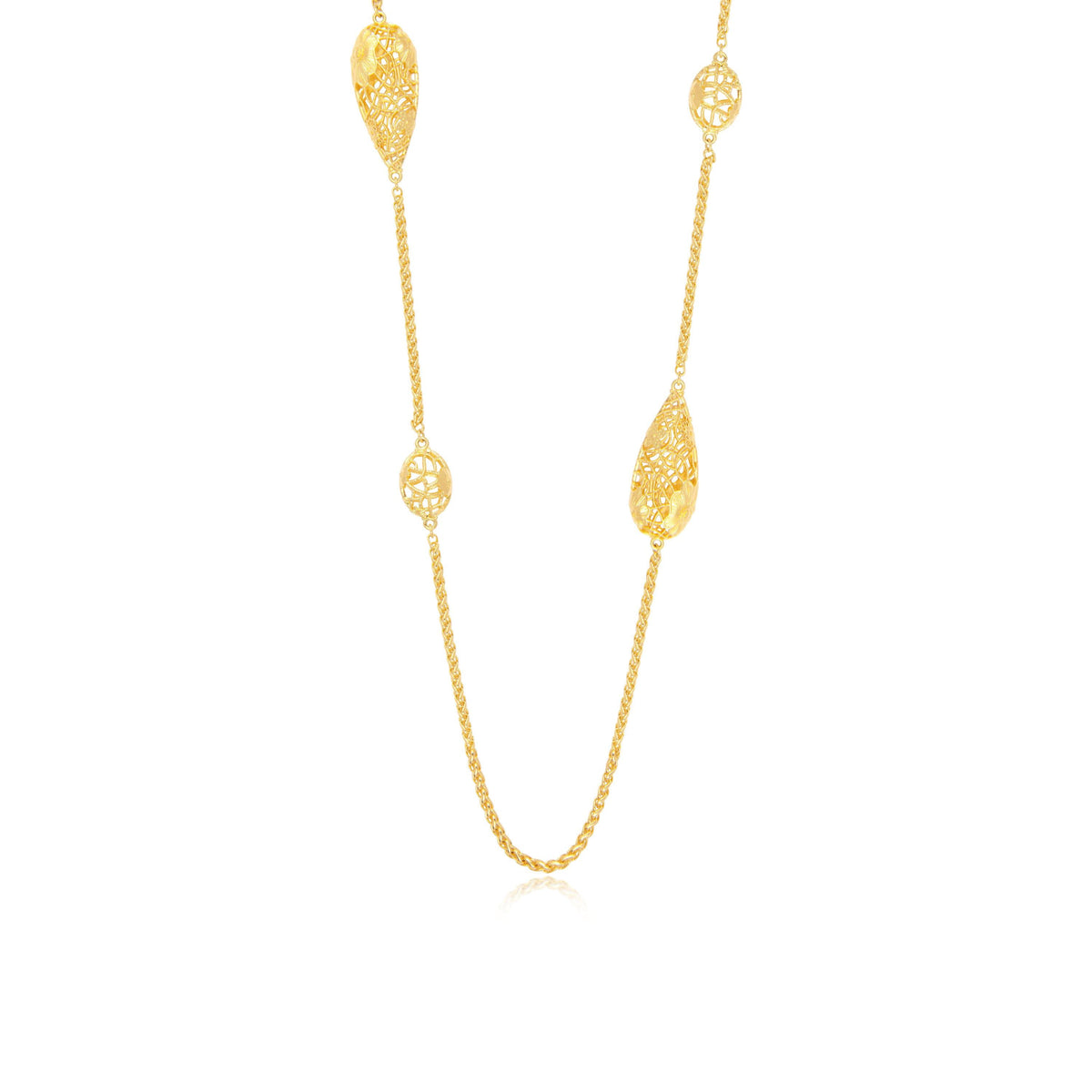 Serenata Long Necklace – Gold-Plated