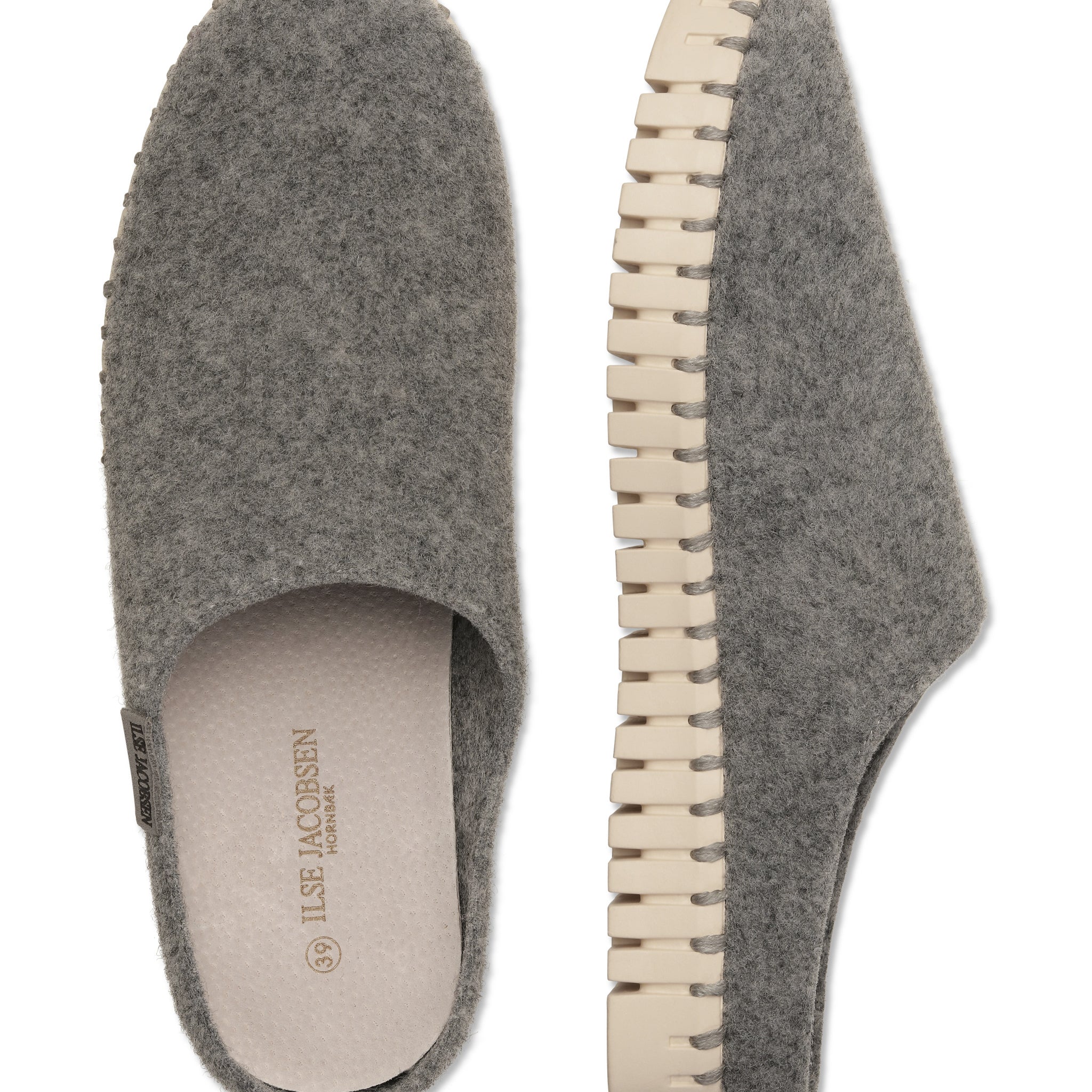 Tulip Felt slipper - Pumice Stone