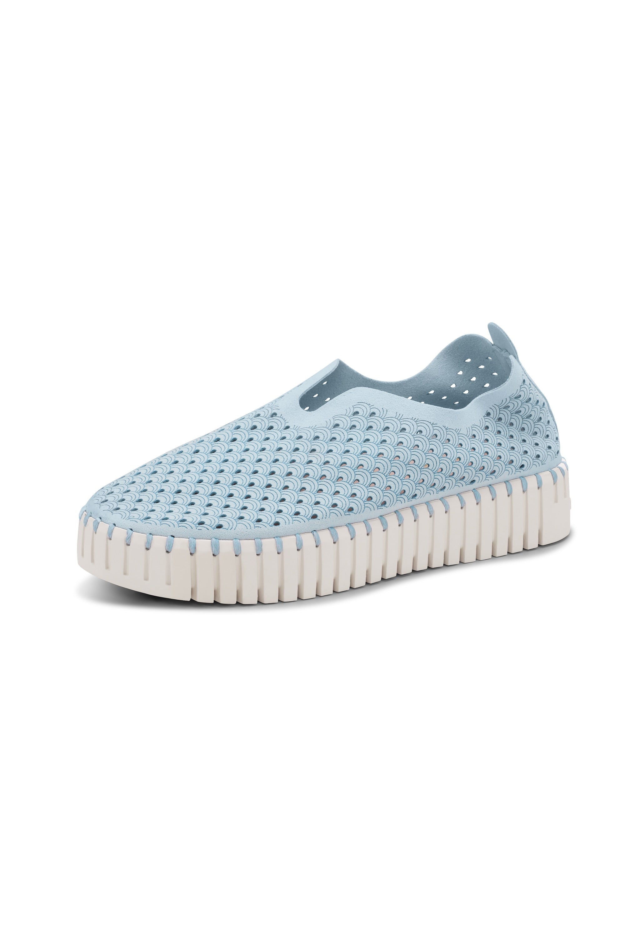 Tulip Slip-In On Plateau Sole - Ash Blue