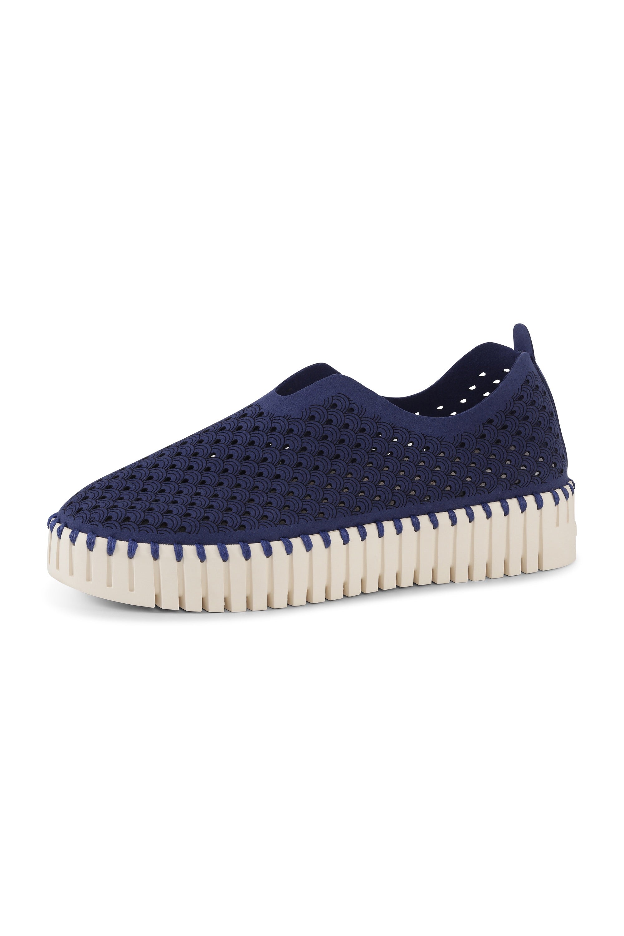 Tulip Slip-In On Plateau Sole - Dark Indigo