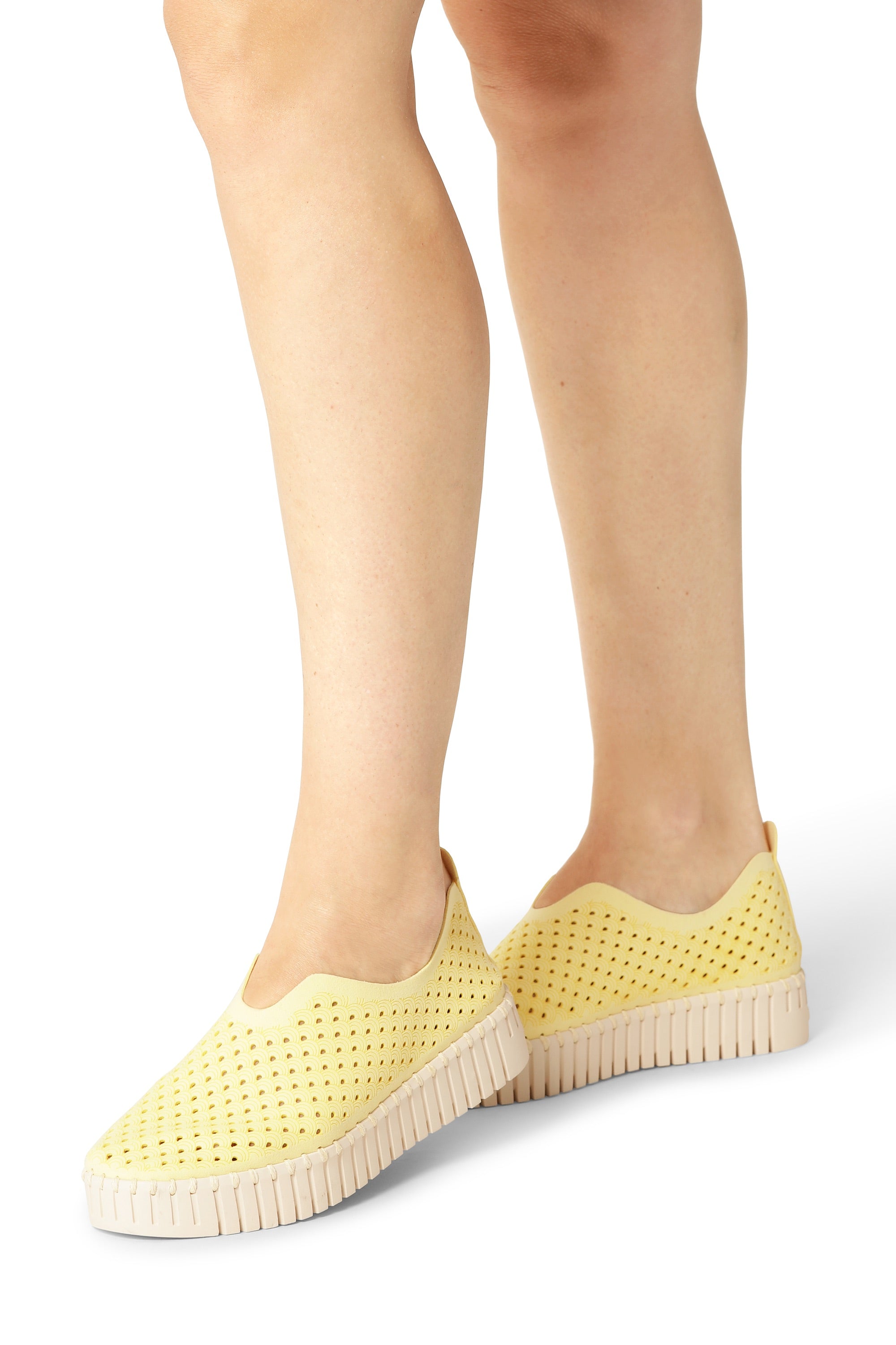 Tulip Slip-In On Plateau Sole - Lemon Drop