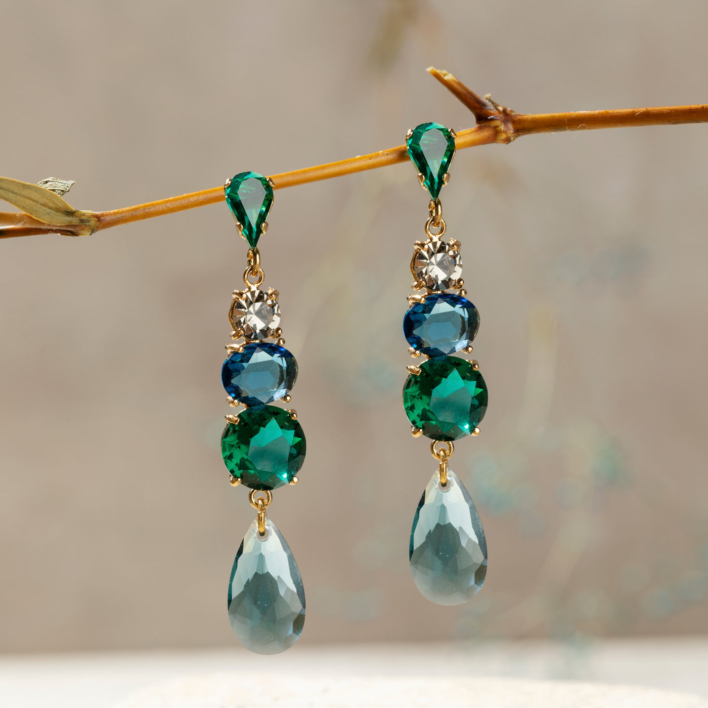 Altea emerald Earrings