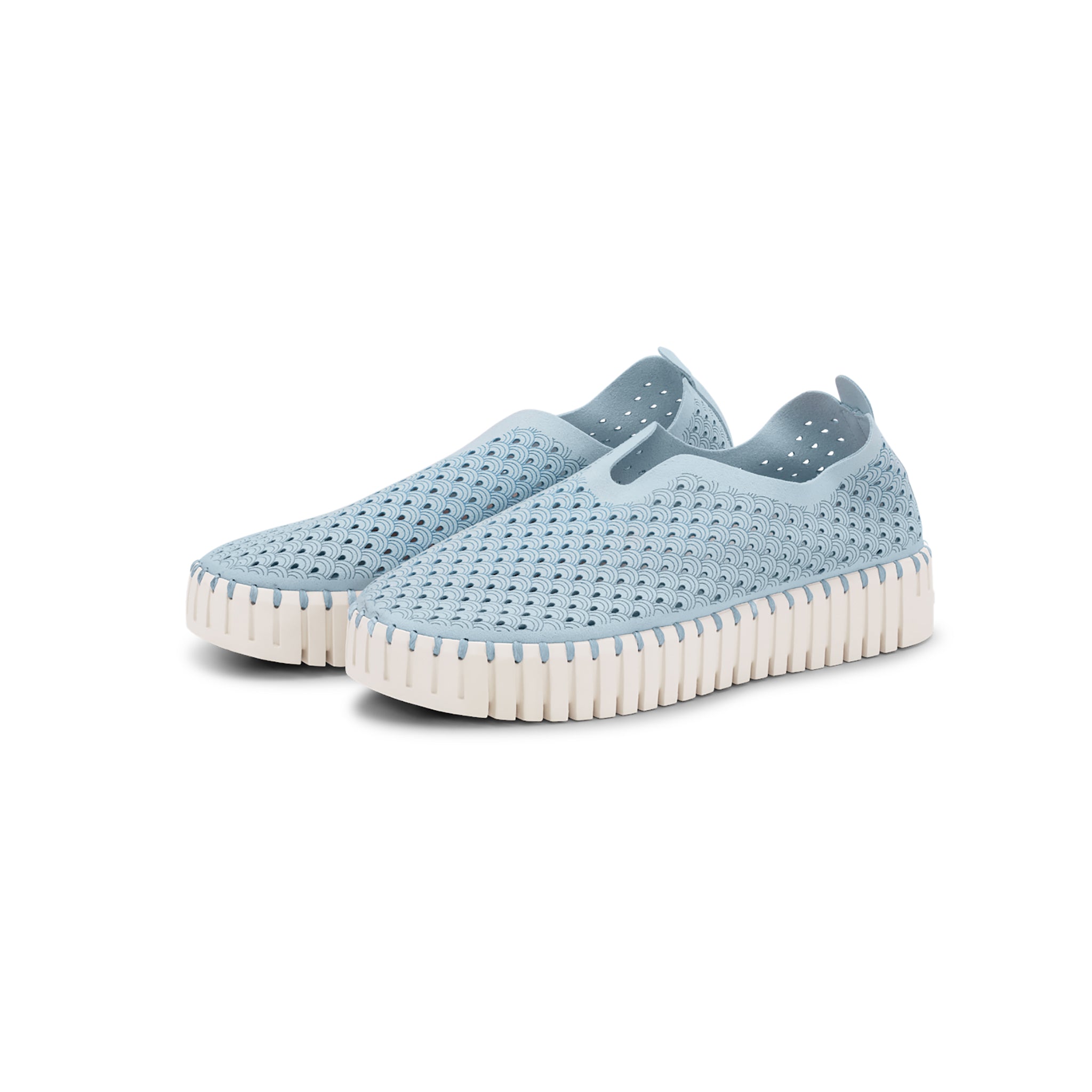 Tulip Slip-In On Plateau Sole - Ash Blue