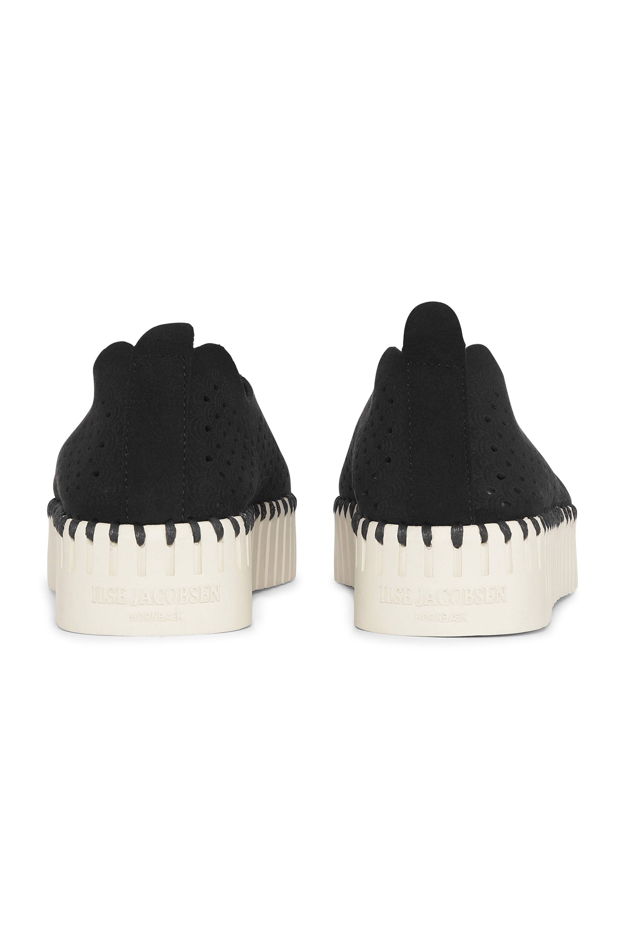Tulip Slip-In On Plateau Sole - Black