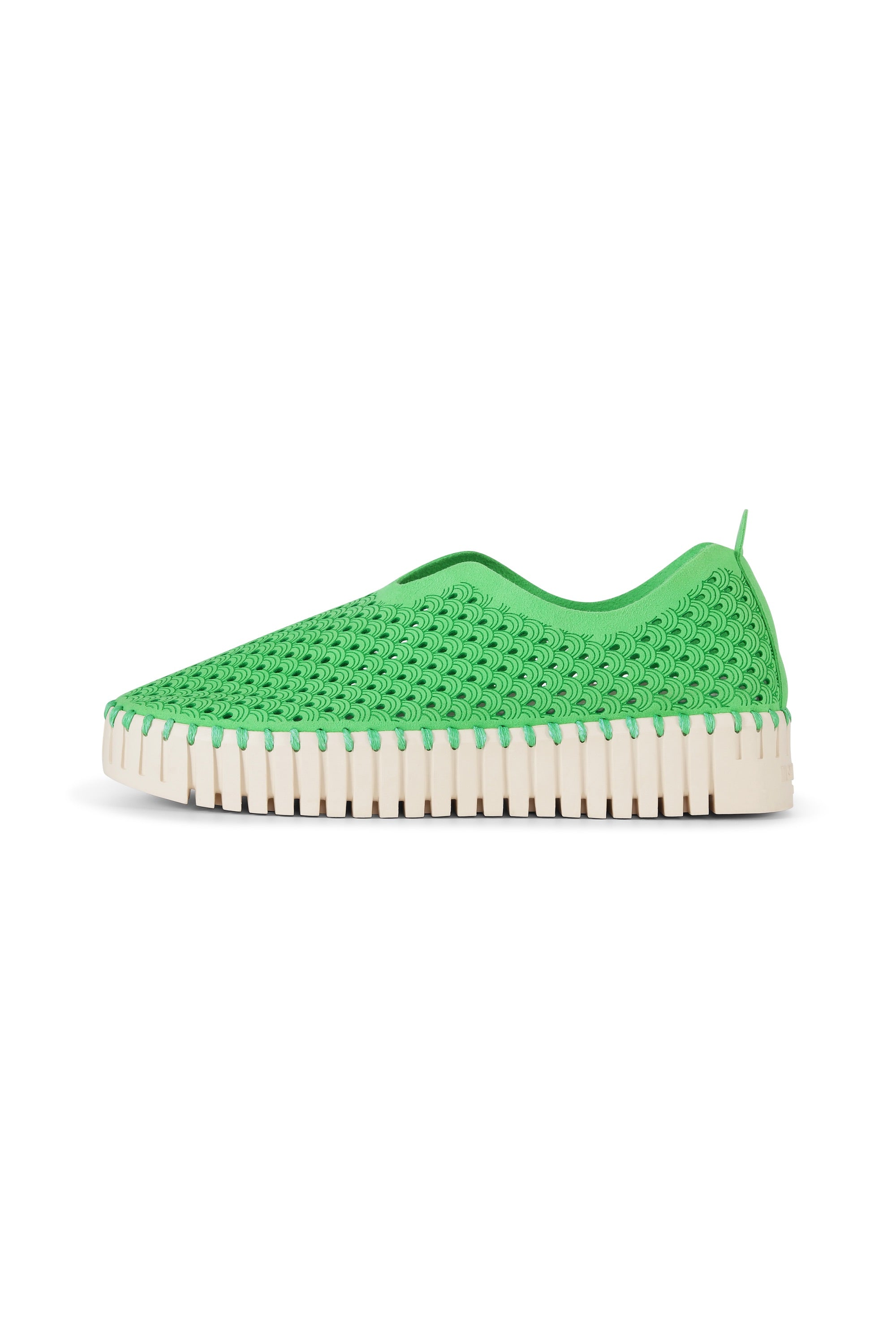 Tulip Slip-In On Plateau Sole - Bright Green