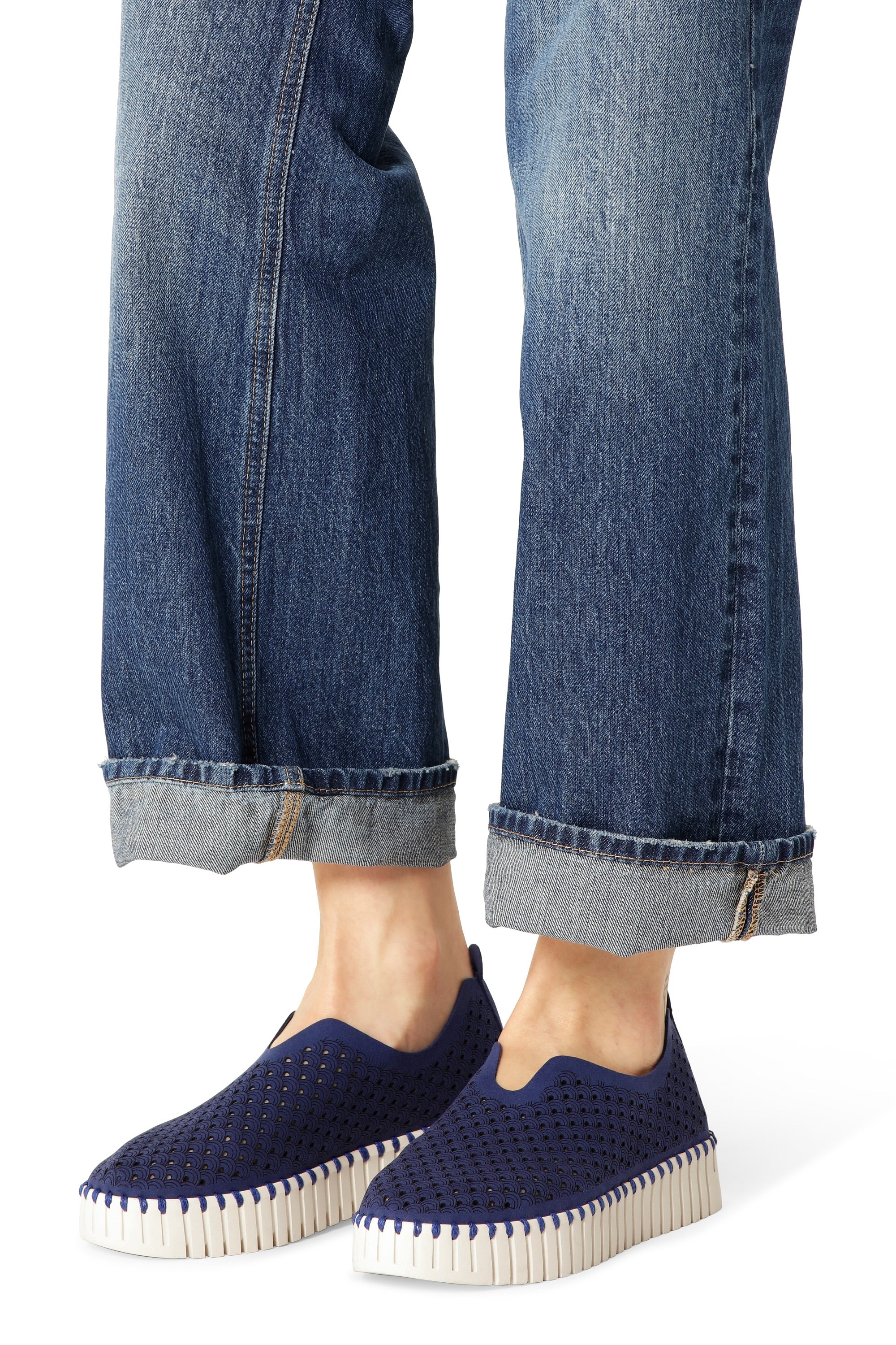Tulip Slip-In On Plateau Sole - Estate Blue