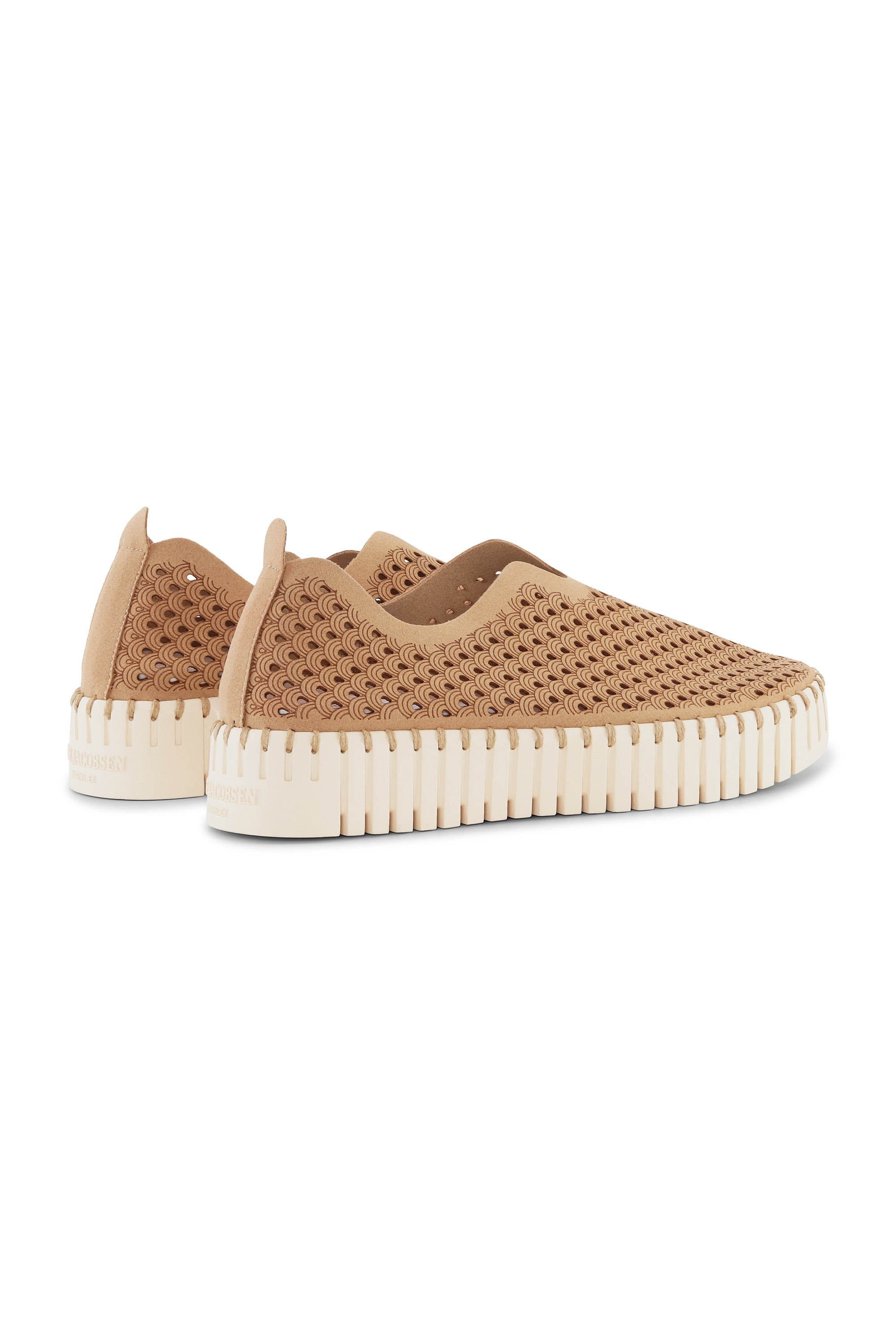 Tulip Slip-In On Plateau Sole - Latte