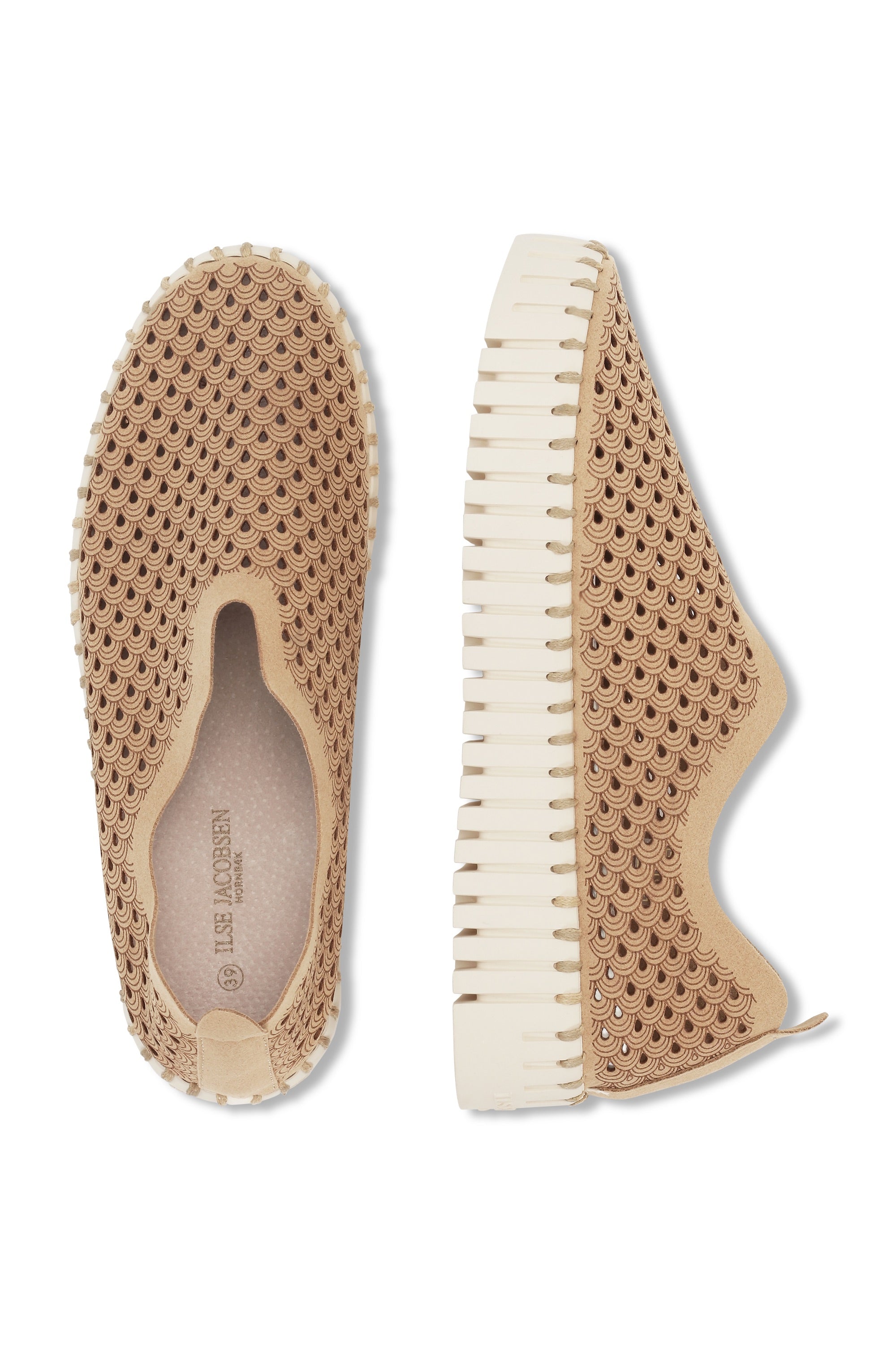 Tulip Slip-In On Plateau Sole - Latte