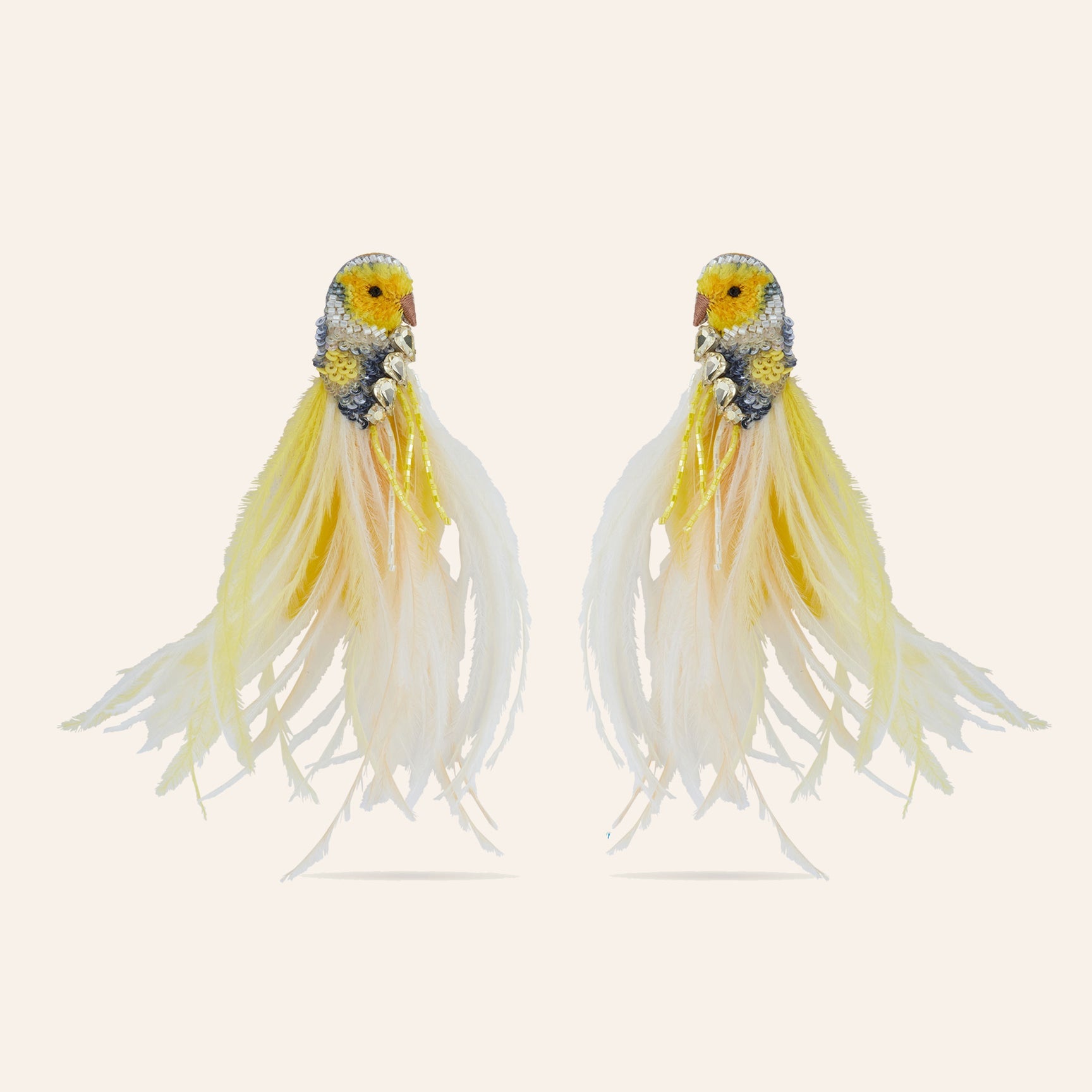 Amarillo Bird Earrings