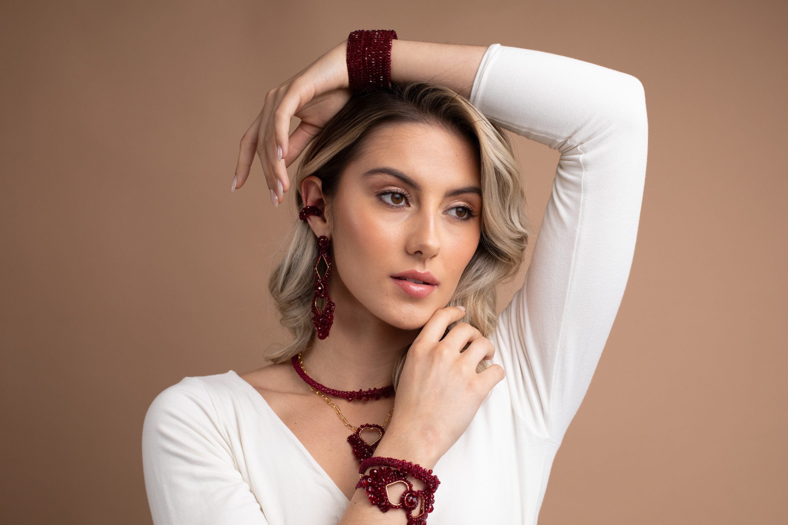 Cherry Red Signature Handmade Bracelet