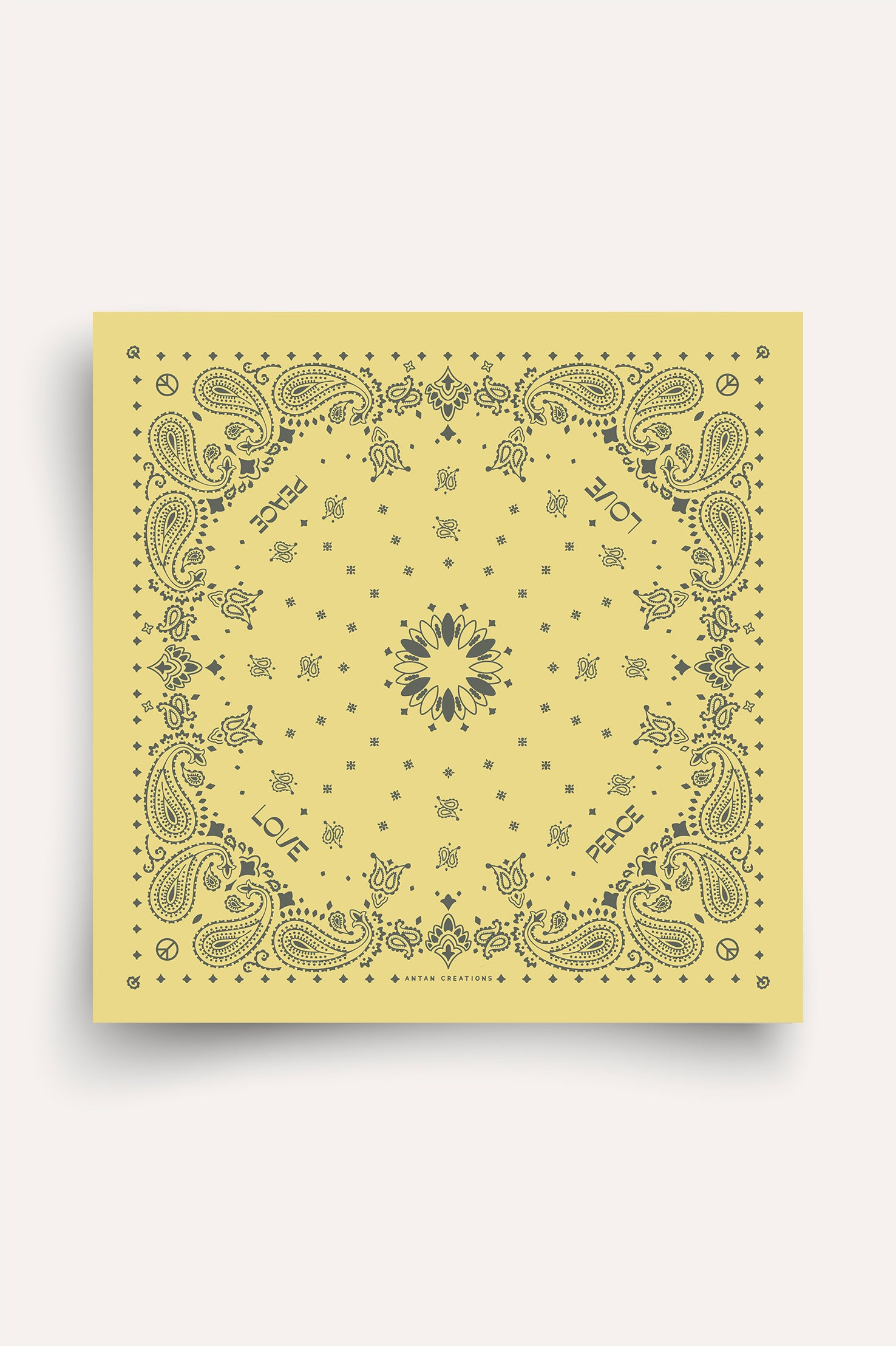 Wool Bandanas - Yellow Stone