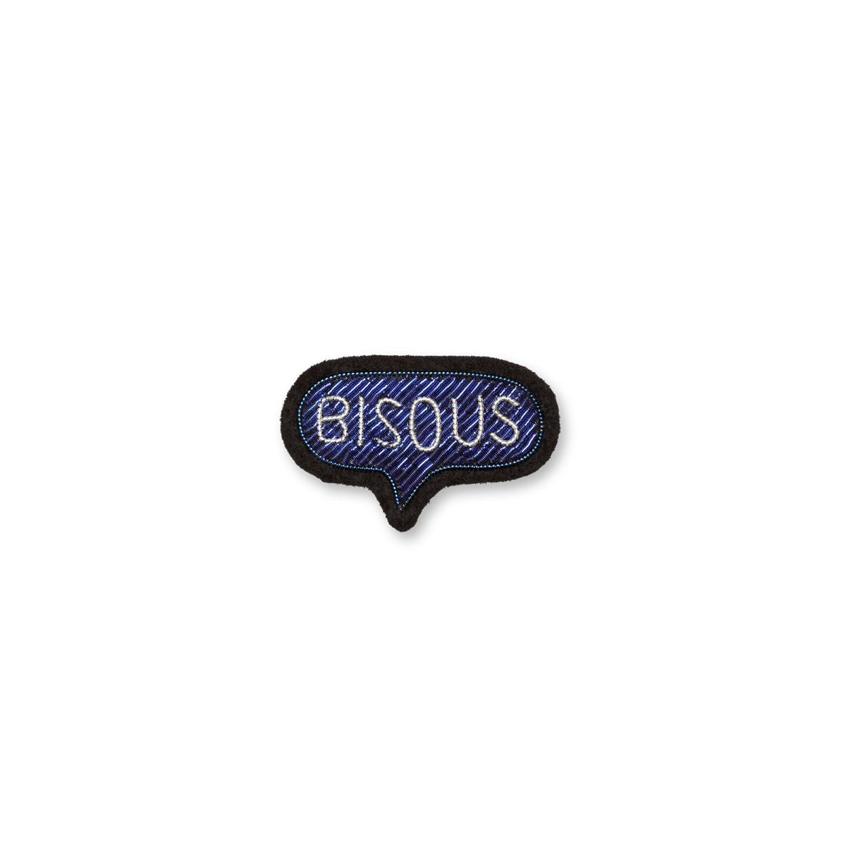 Blue Bisous Brooch