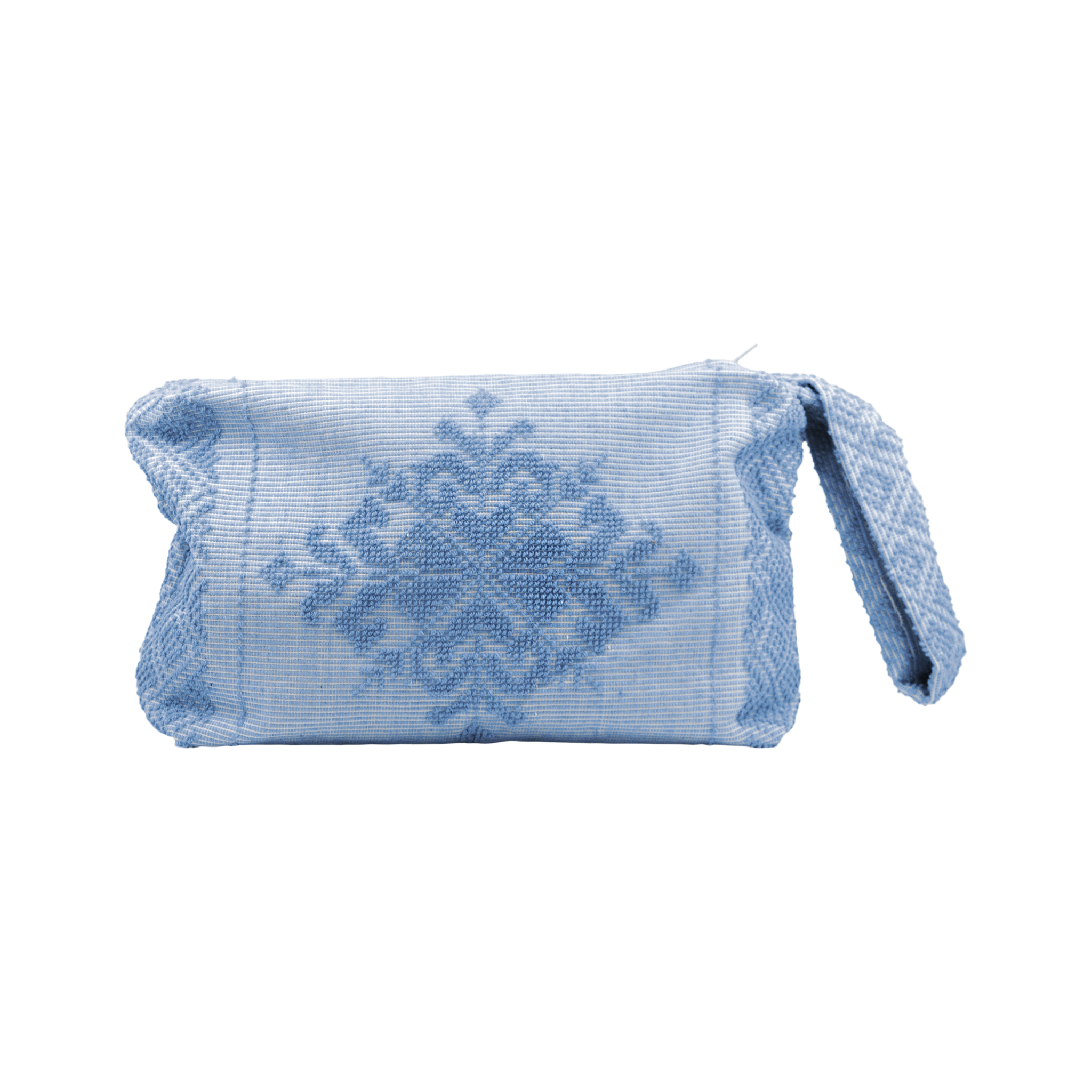 Cotton Wristlet Blue