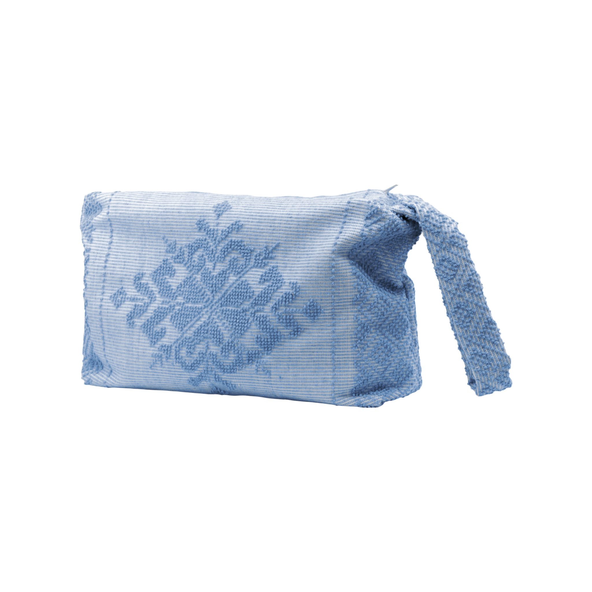 Cotton Wristlet Blue