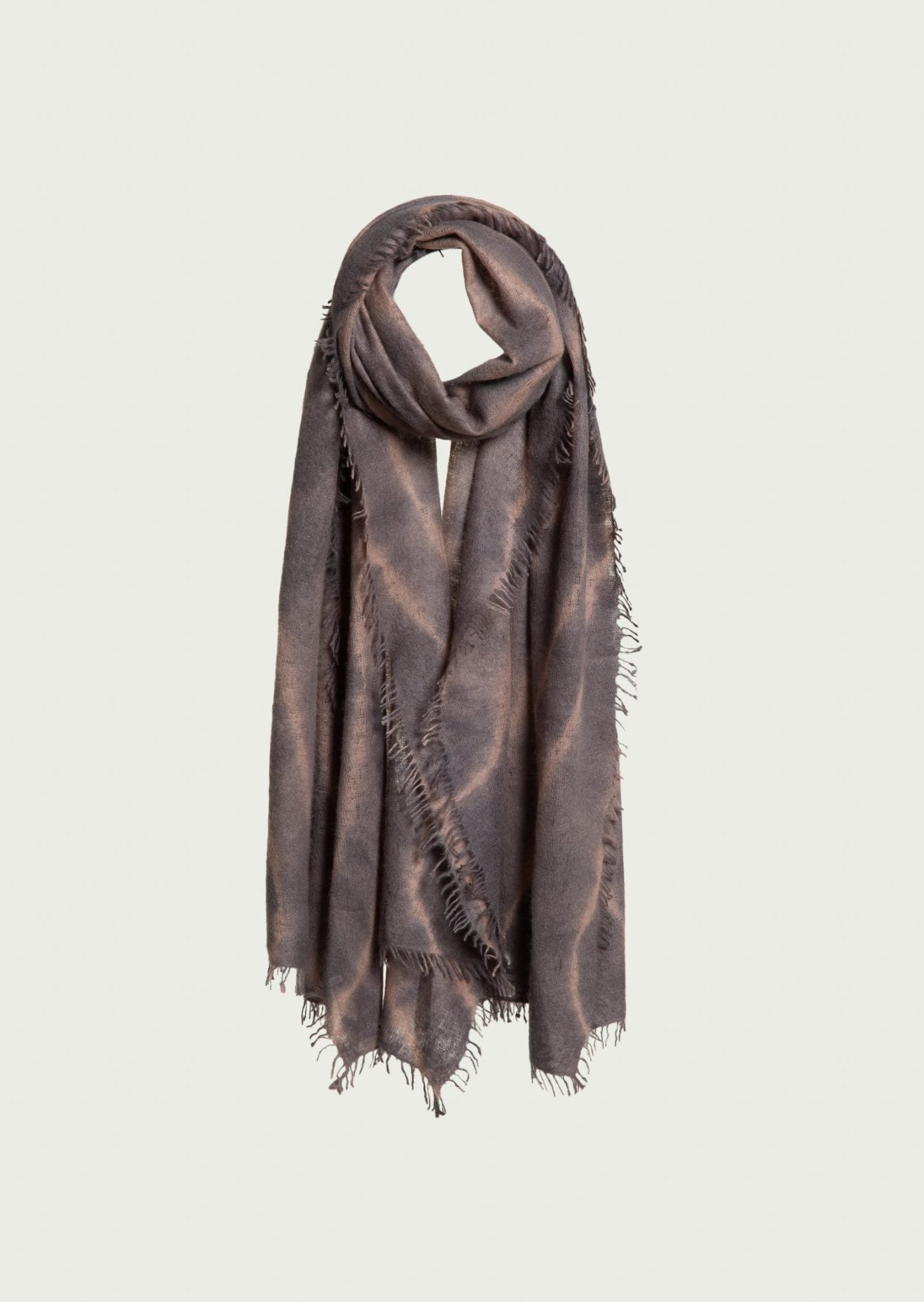 Lightweight Open Knitted Tie Dye Shawl