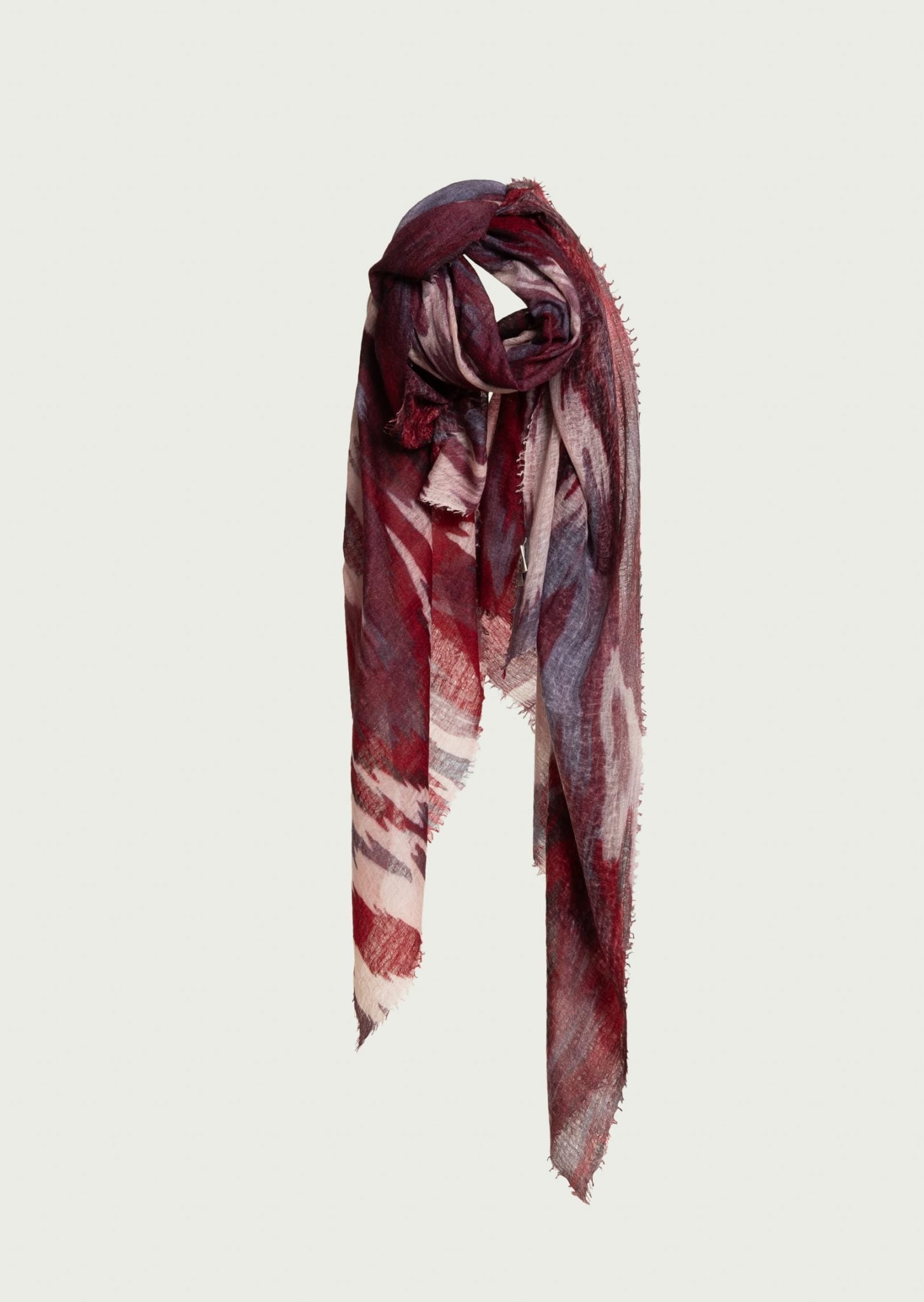 Souffle Semi Felted Shawl Print