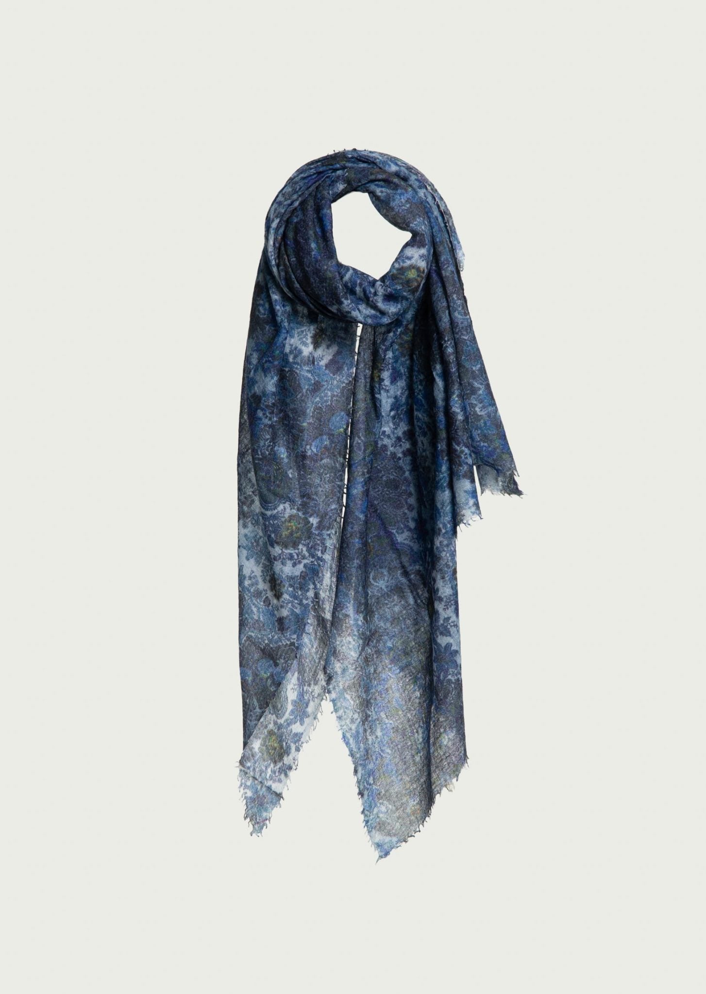 Souffle Semi Felted Shawl Print