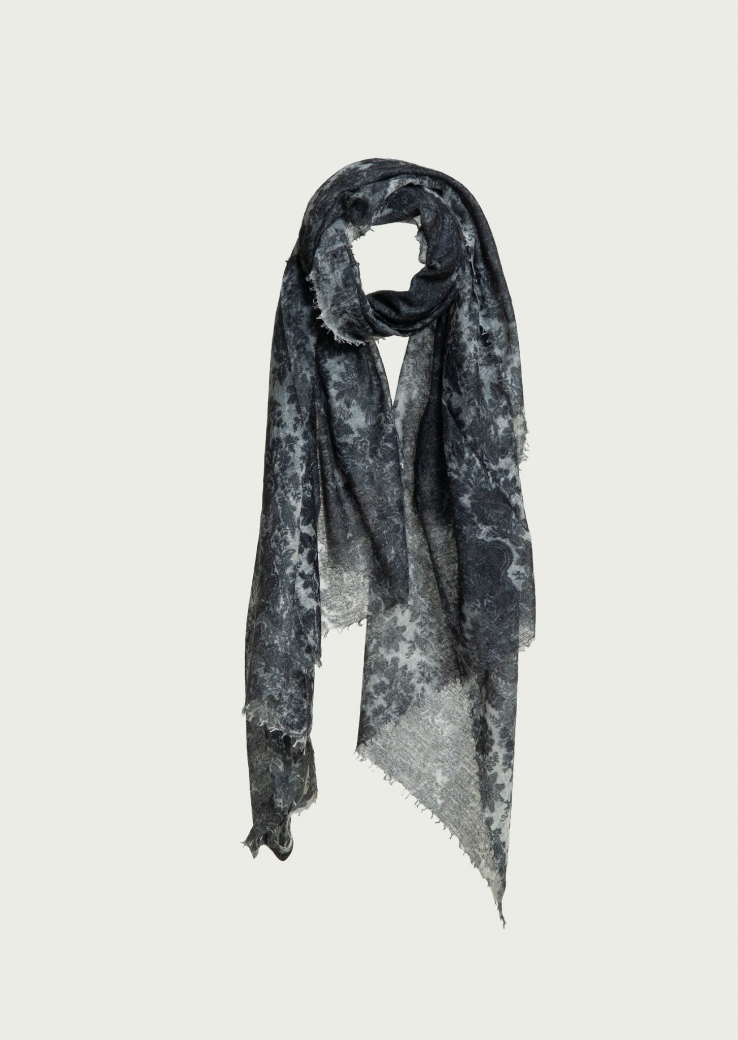 Souffle Semi Felted Shawl Print