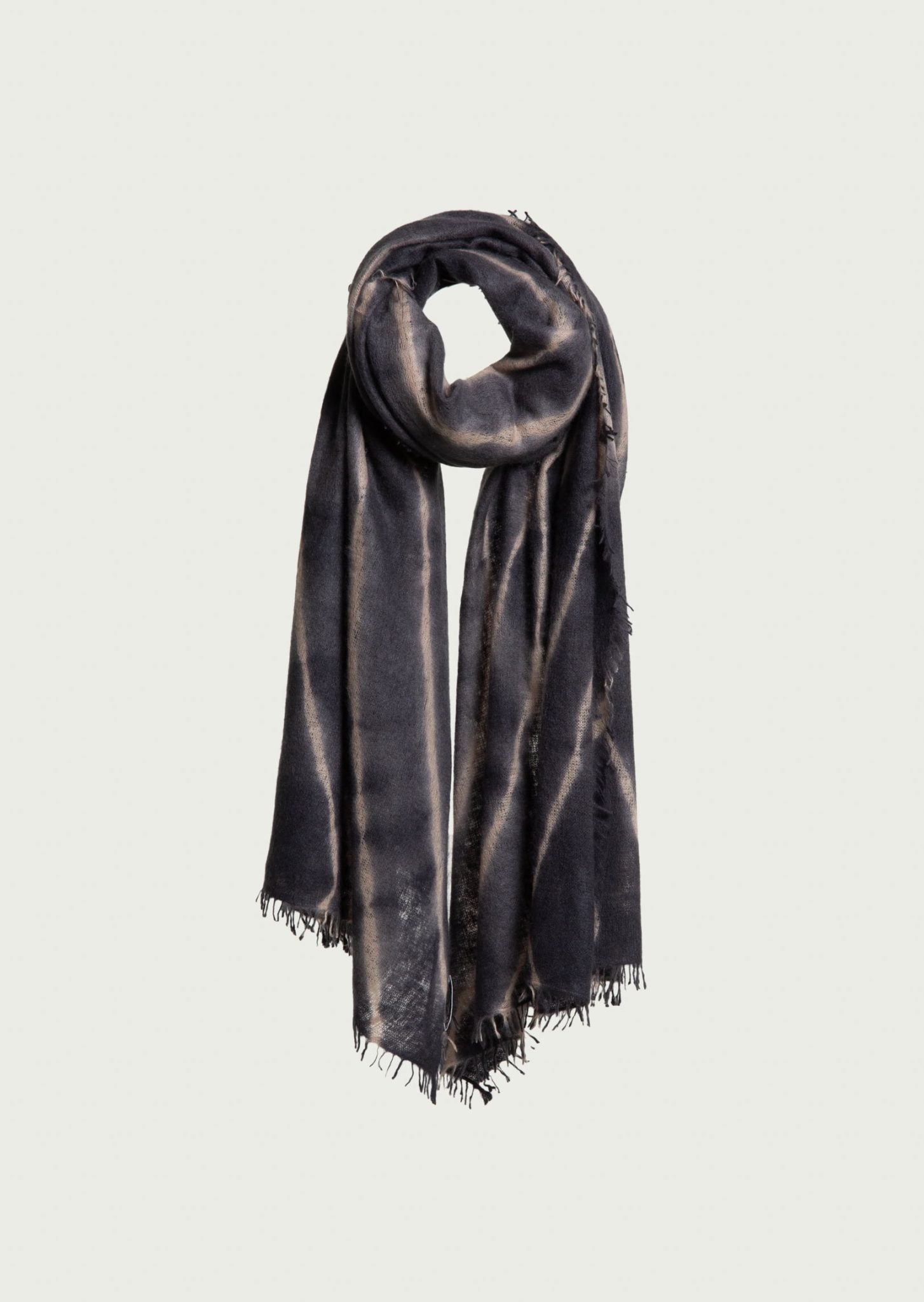 Lightweight Open Knitted Tie Dye Shawl
