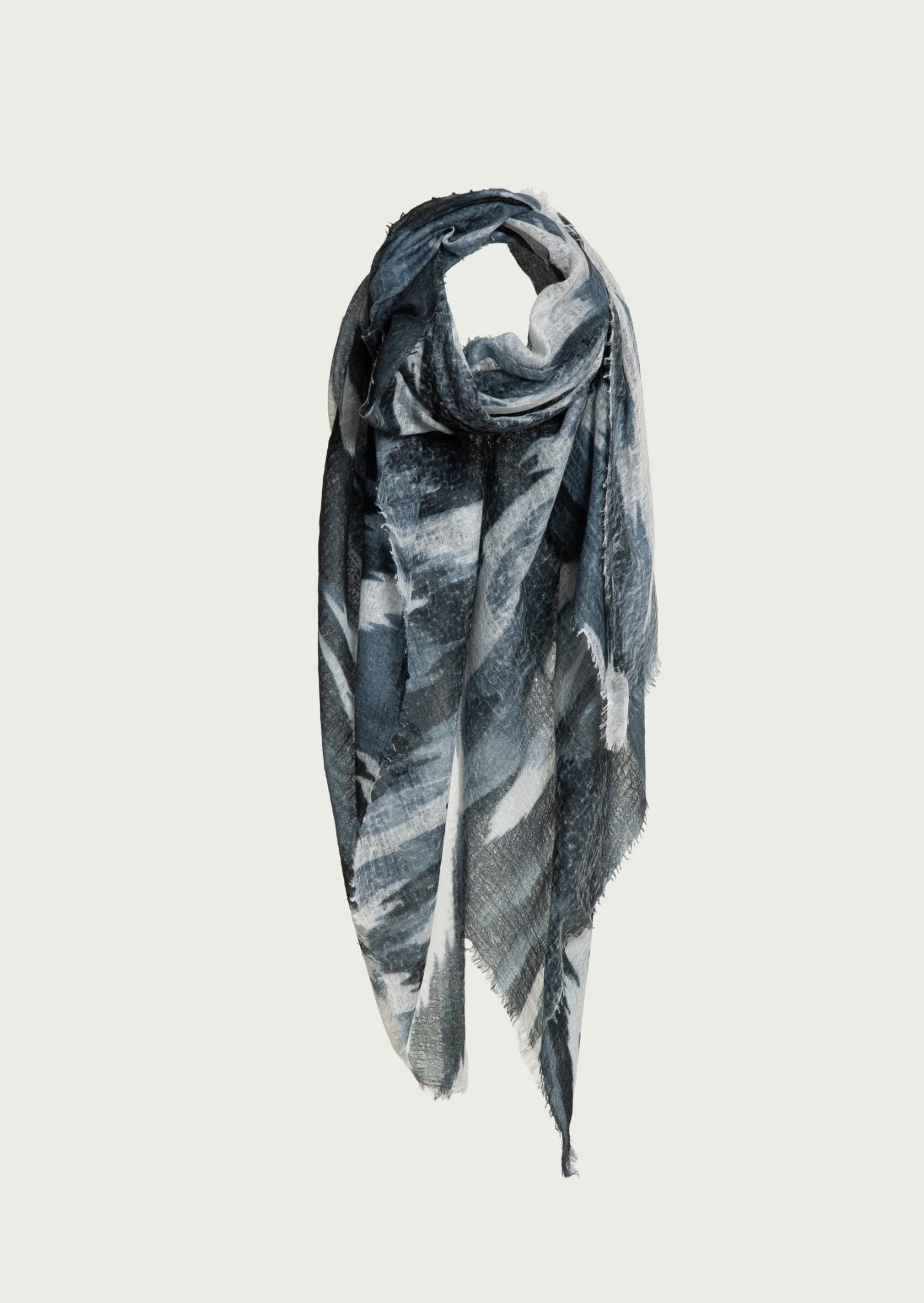 Souffle Semi Felted Shawl Print