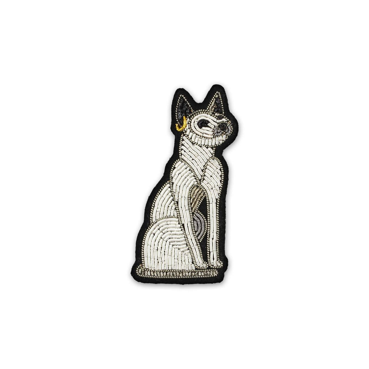 Bastet Silver Brooch