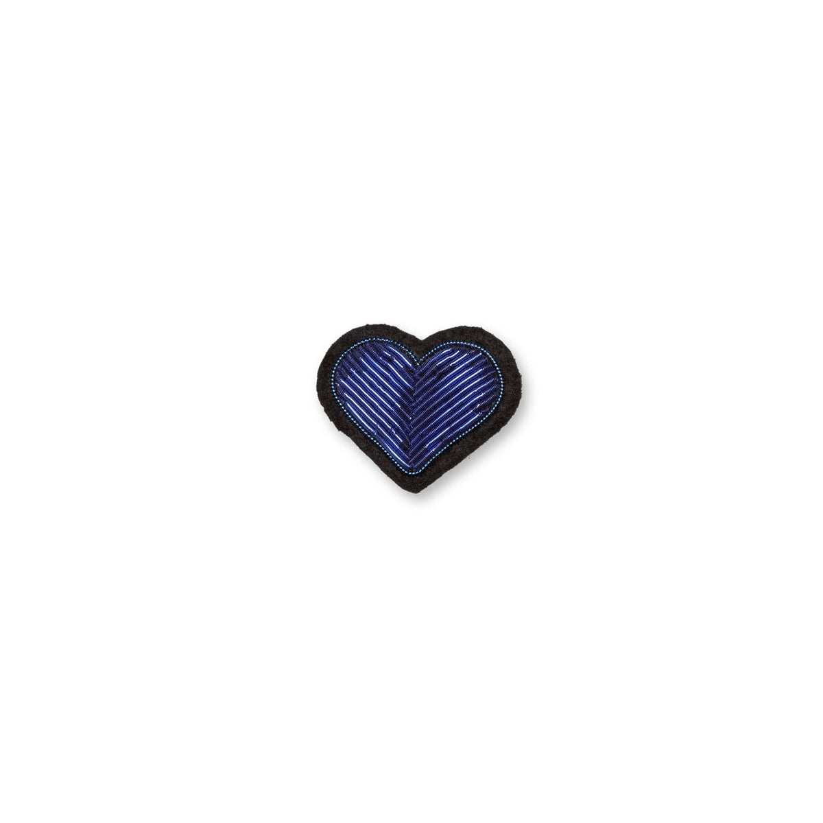 Blue Heart Brooch