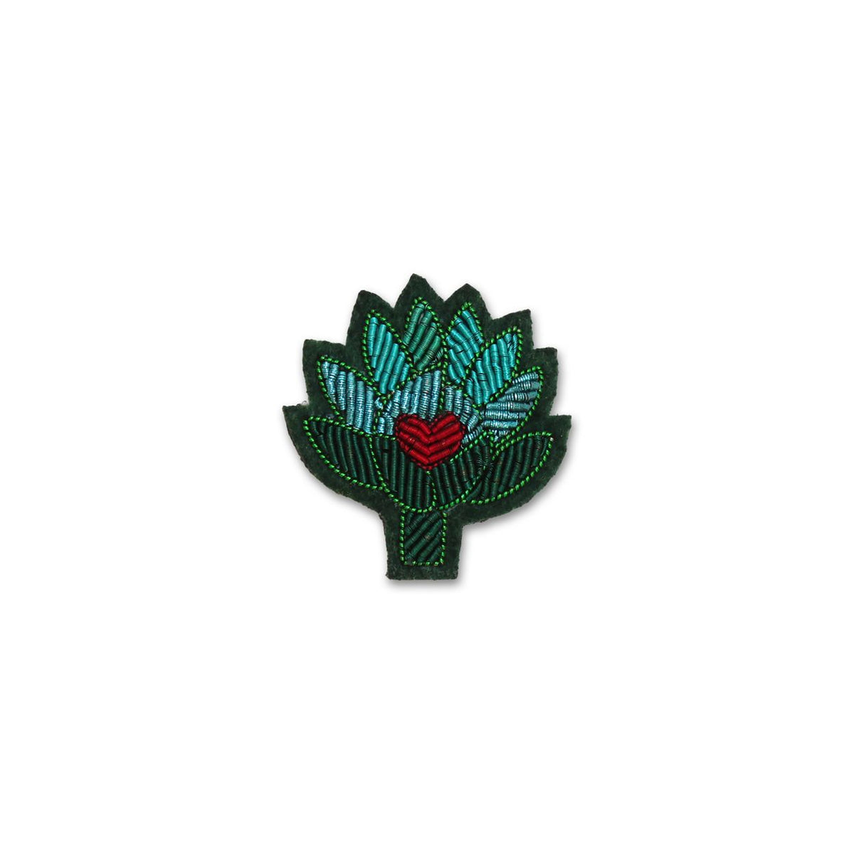 Artichoke Heart Brooch