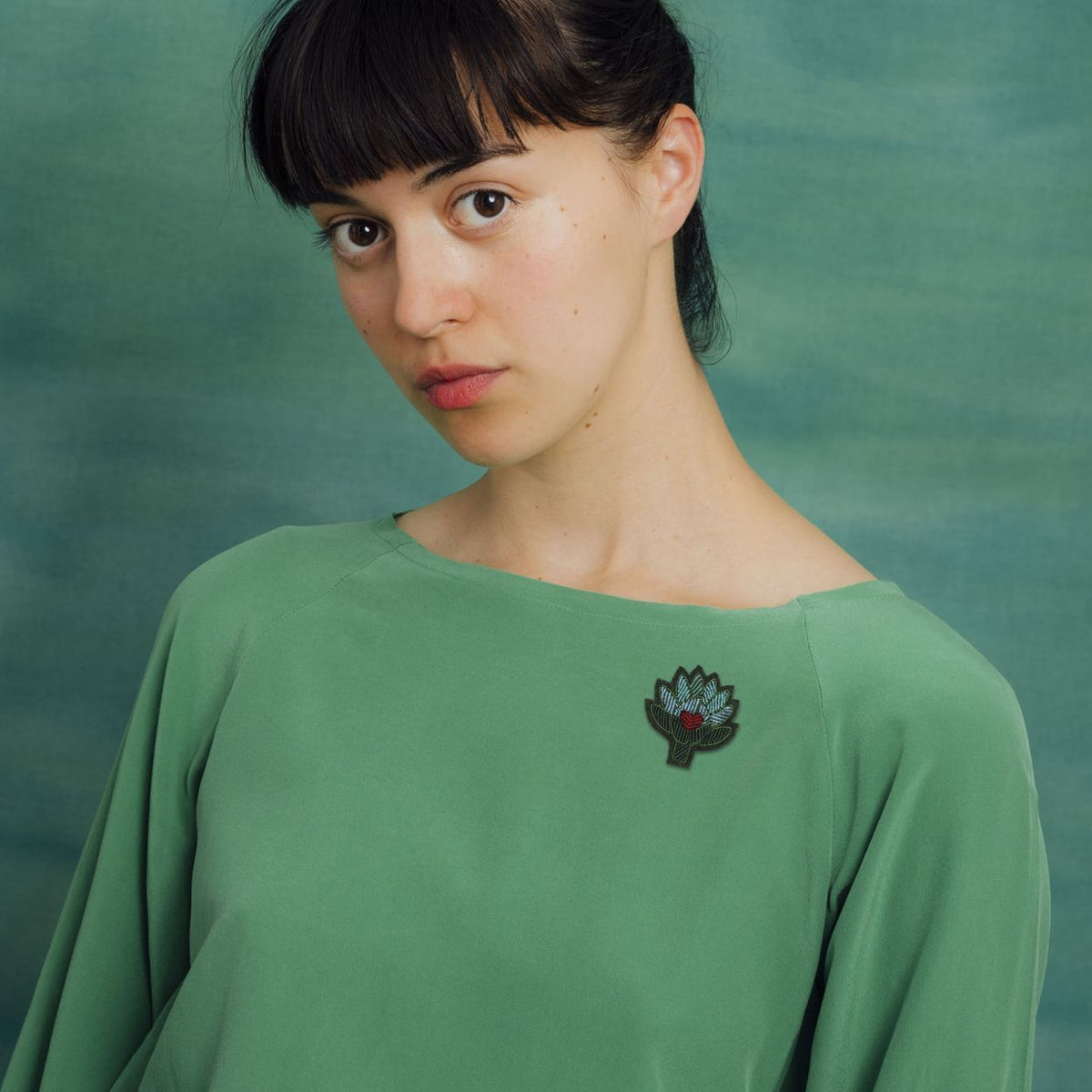 Artichoke Heart Brooch