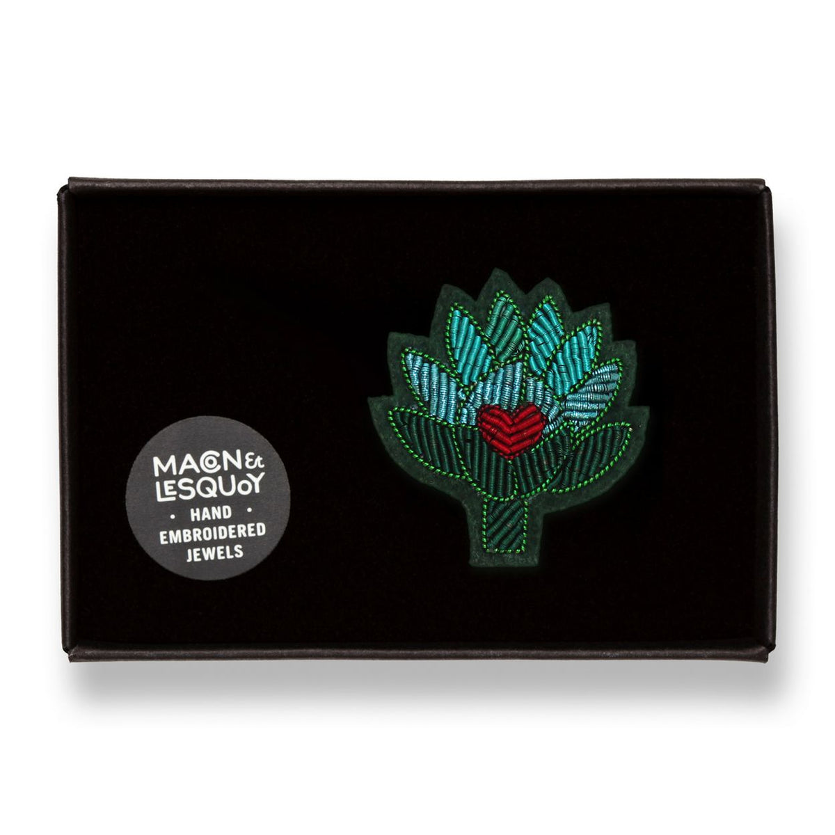 Artichoke Heart Brooch