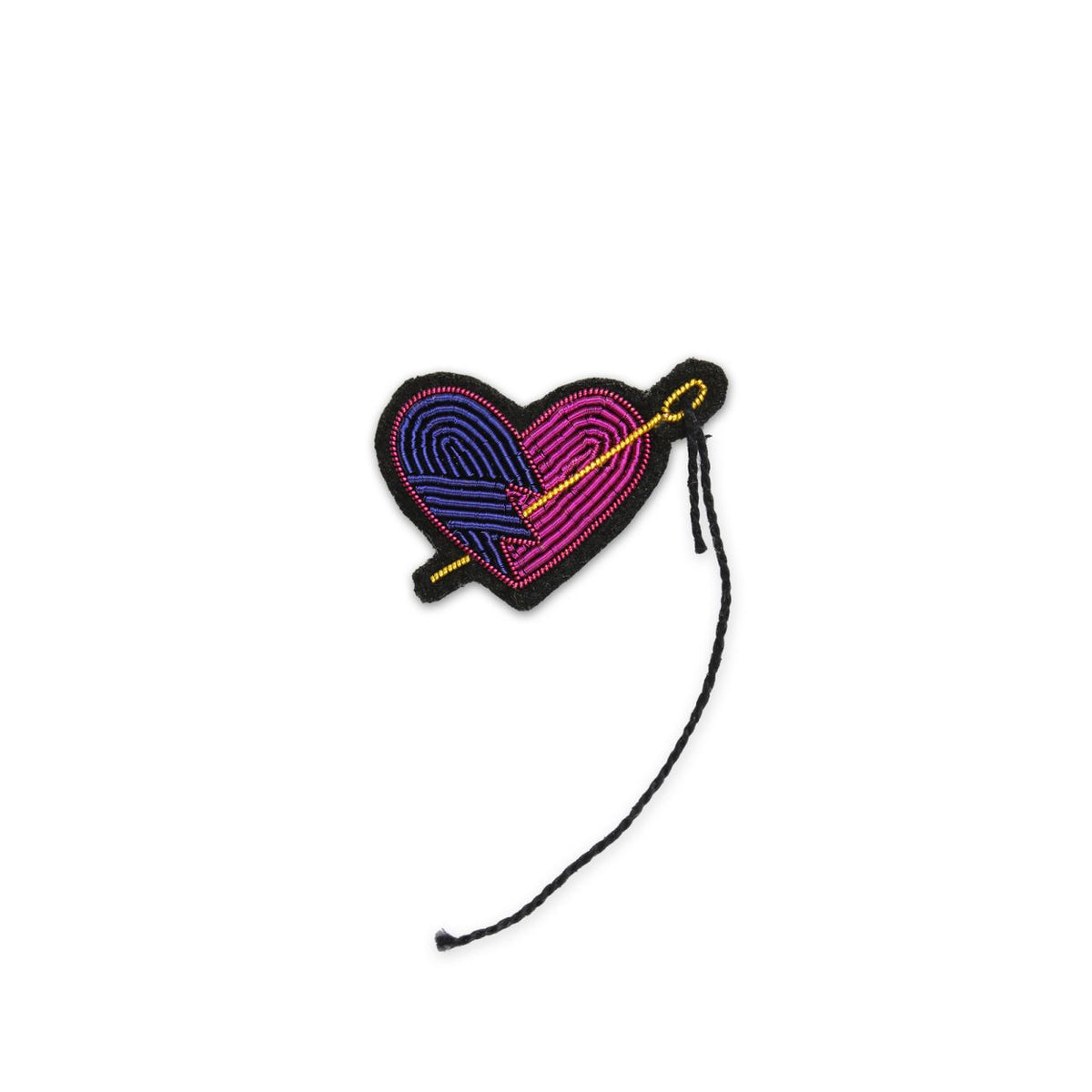 Patched-Up Heart Brooch