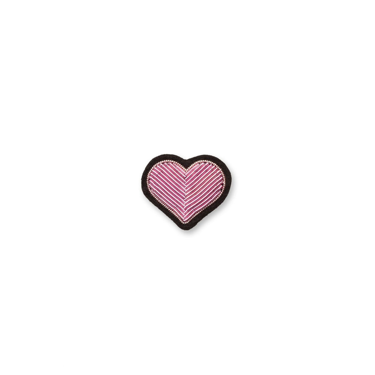 Pink Heart Brooch