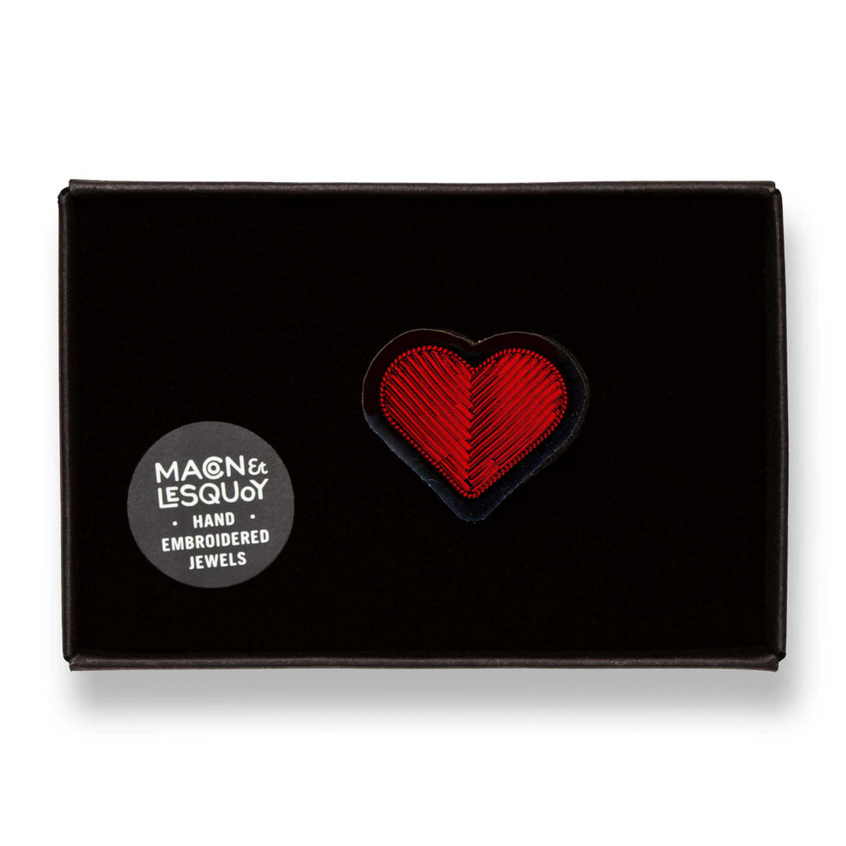 Red Heart Brooch