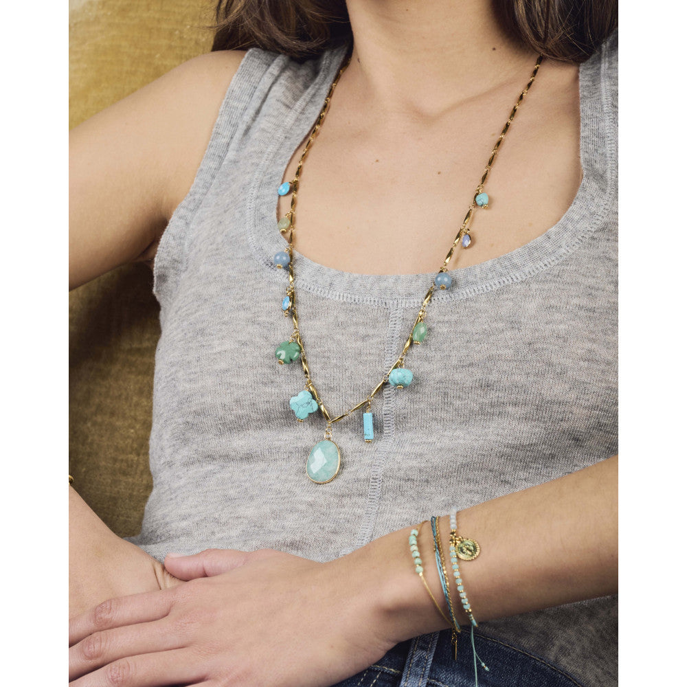 Alma Necklace - Turquoise Multi